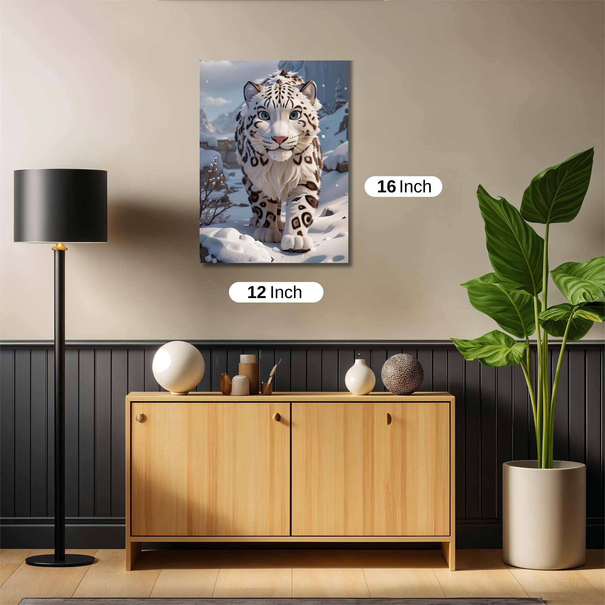 Snowflake Serenity Safe Wall Magnetic / M