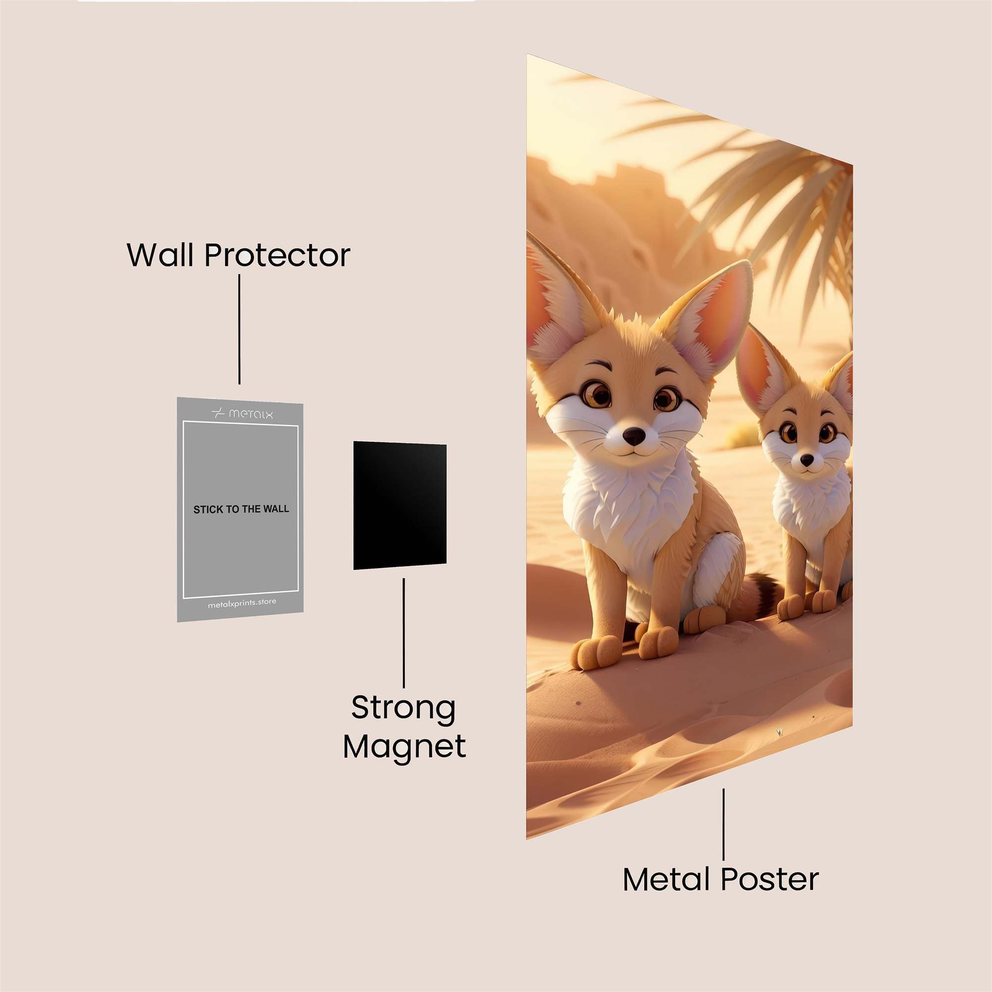 Fennec Serenity Safe Wall Magnetic / M