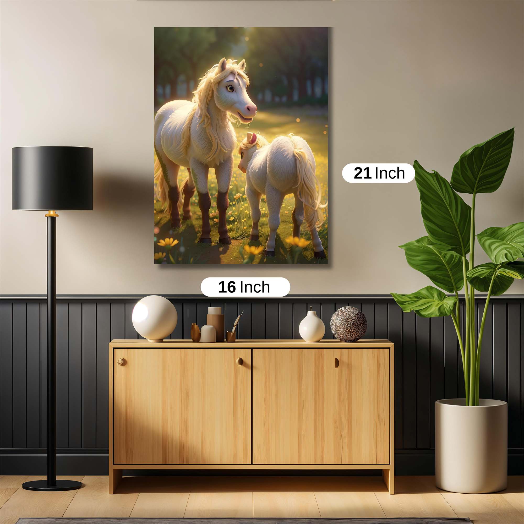 Sunlit Serenity Safe Wall Magnetic / M