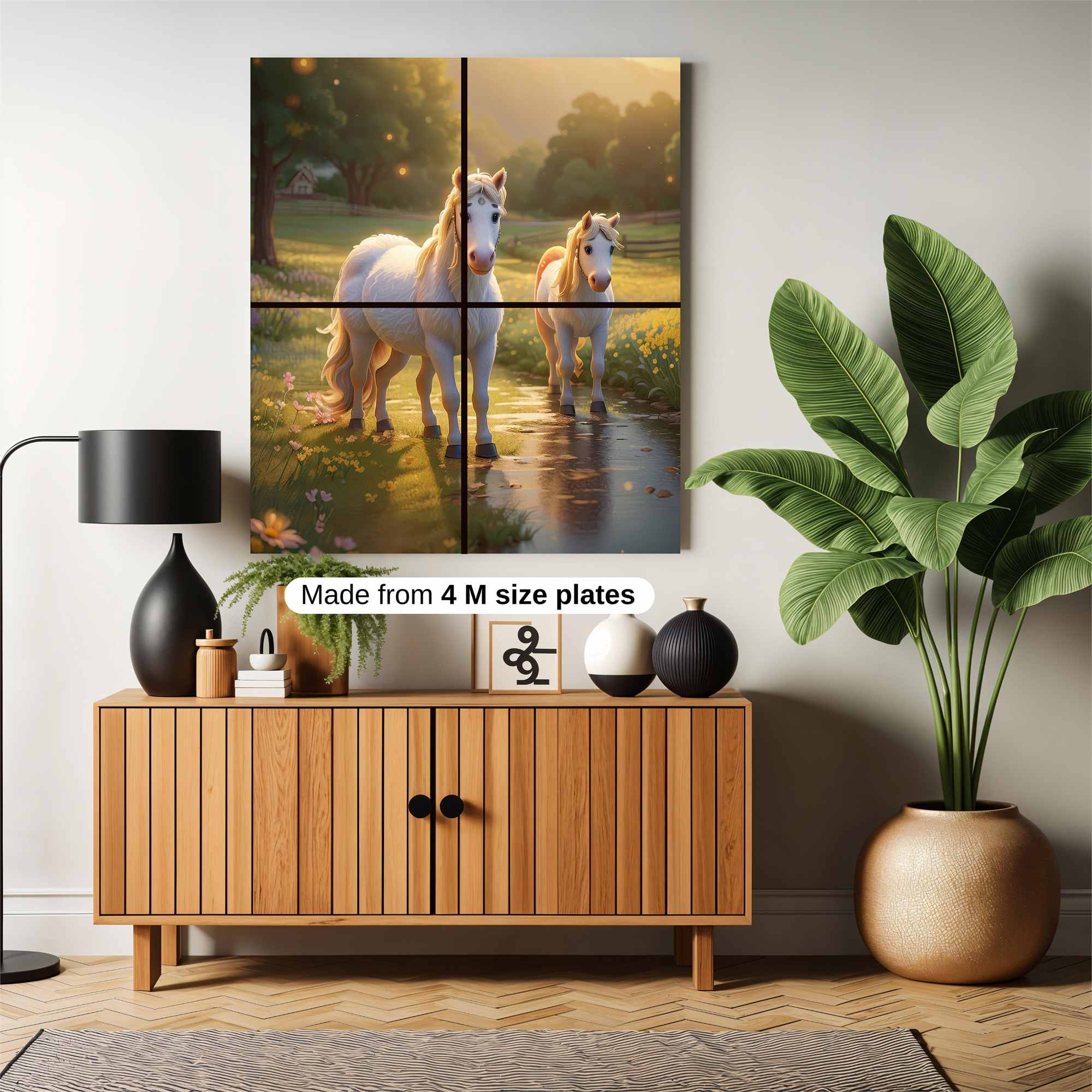 Ponies Blissful Safe Wall Magnetic / M