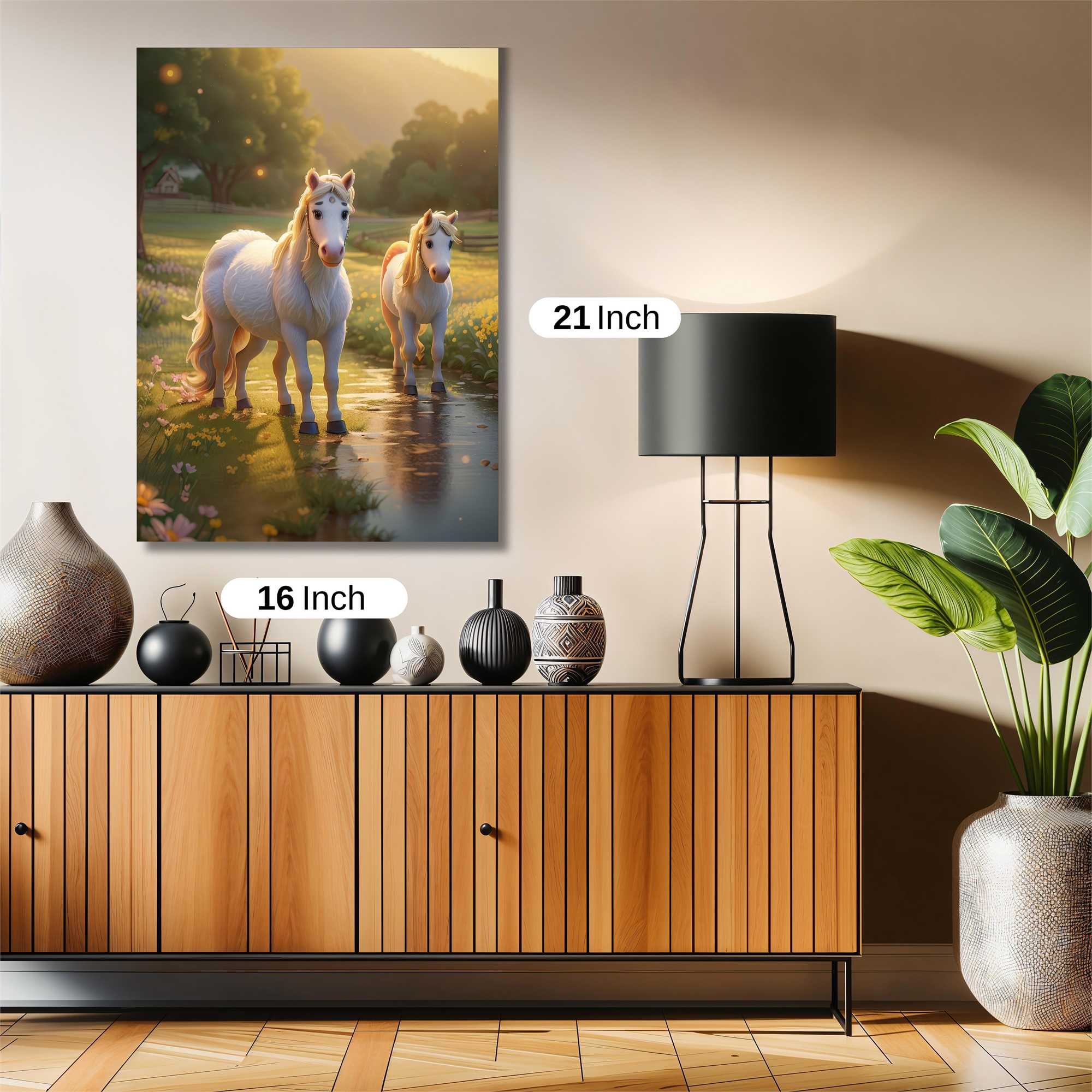 Ponies Blissful Safe Wall Magnetic / M