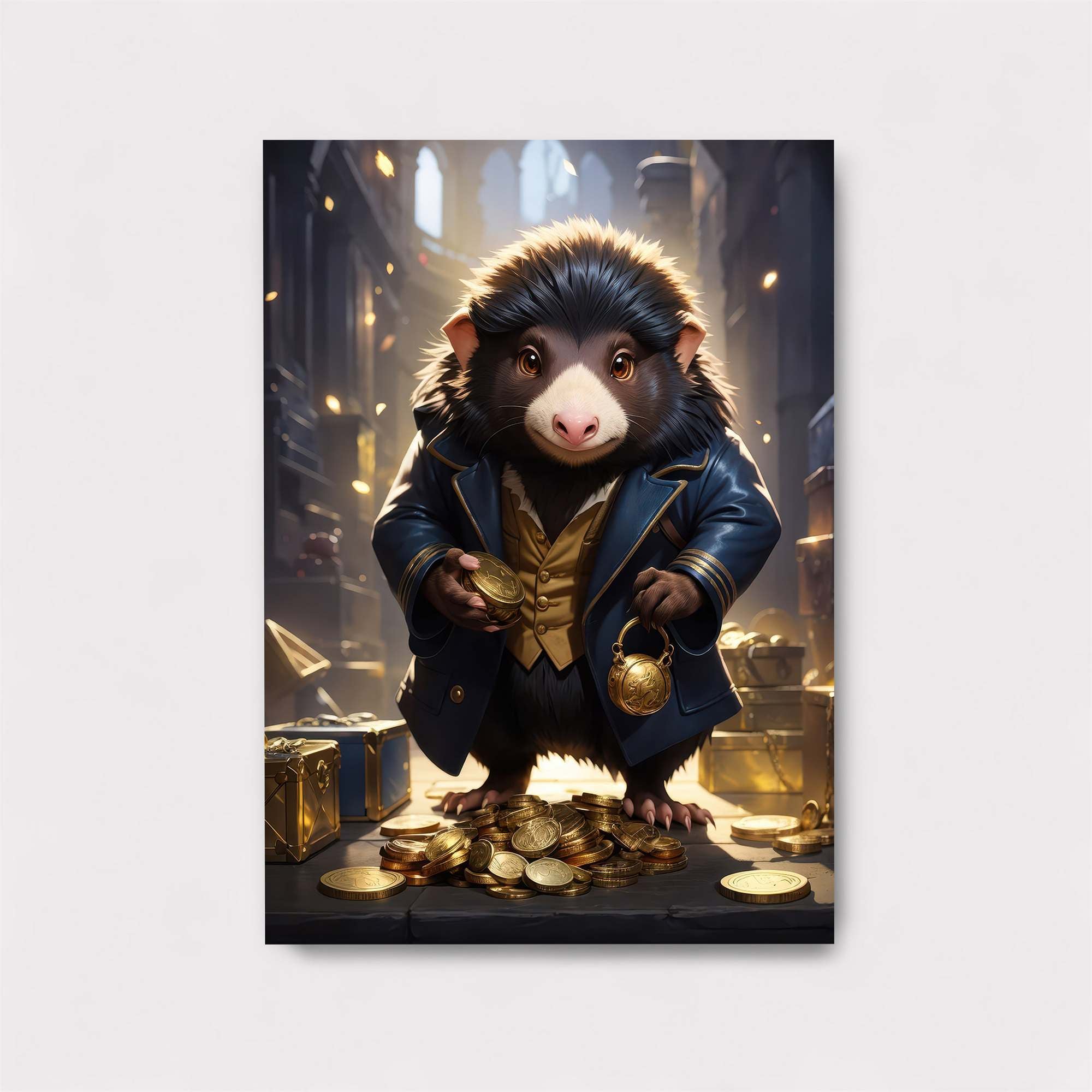 Newt Mischievous Safe Wall Magnetic / M