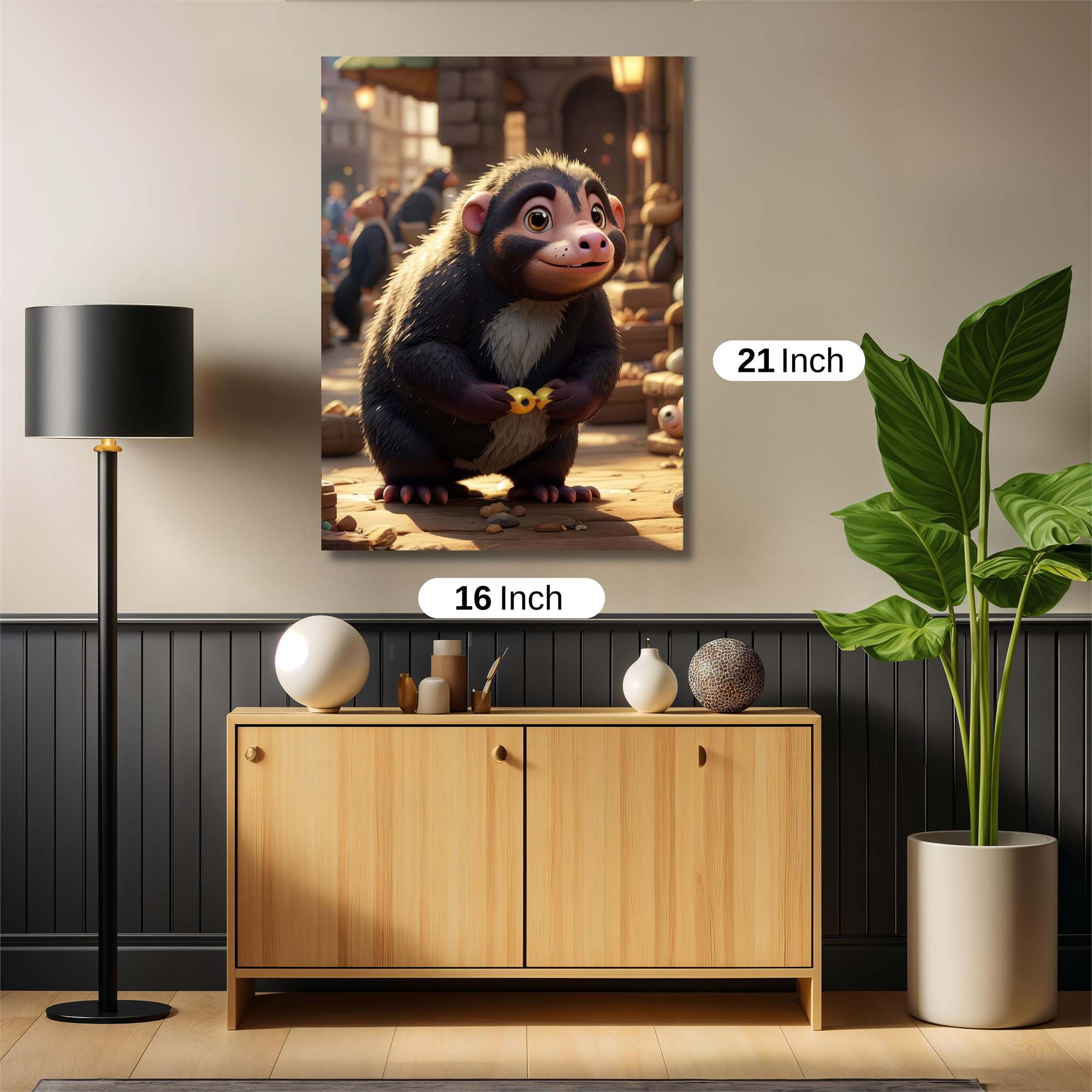 Pangolin Playful Safe Wall Magnetic / M