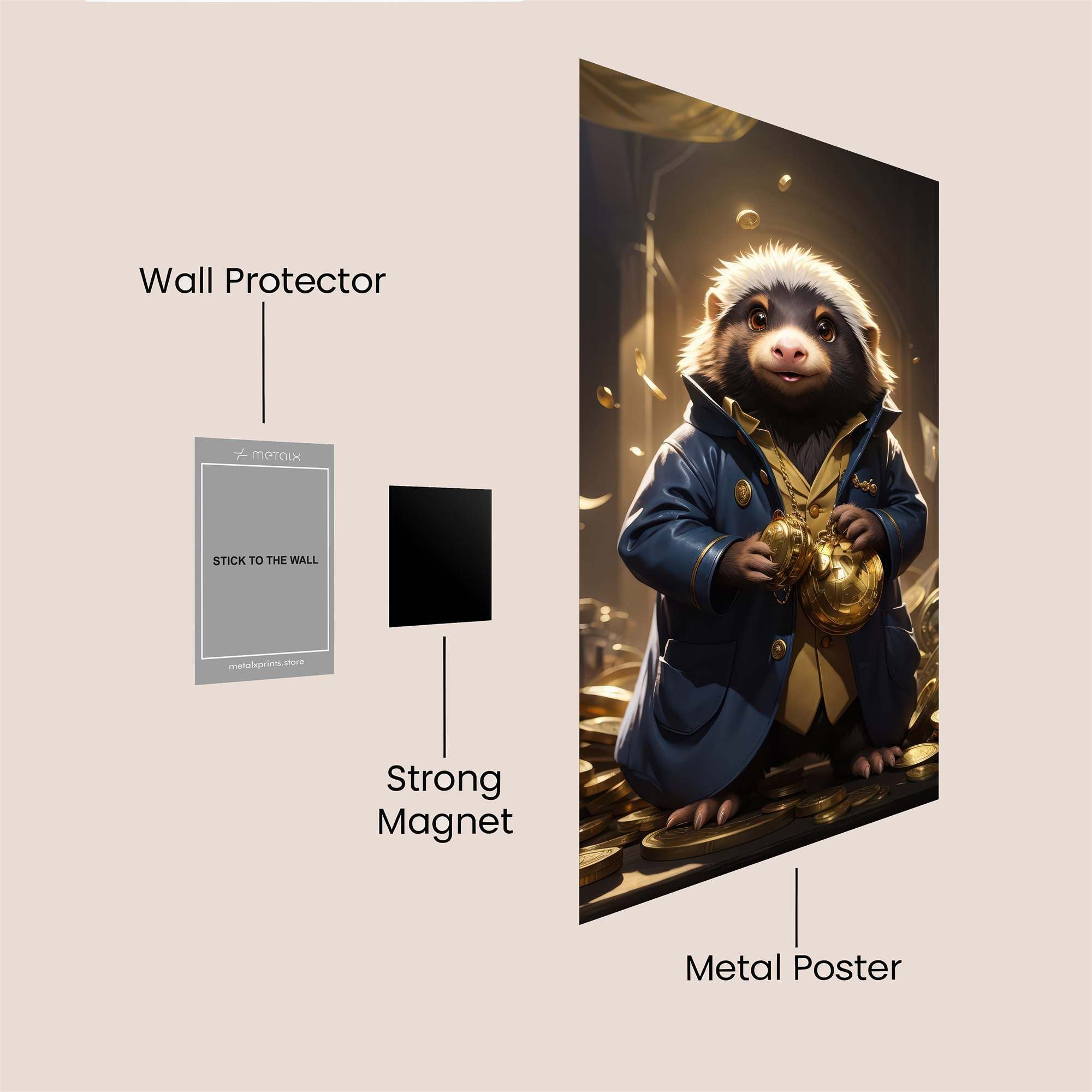 Niffler's Treasure Safe Wall Magnetic / M