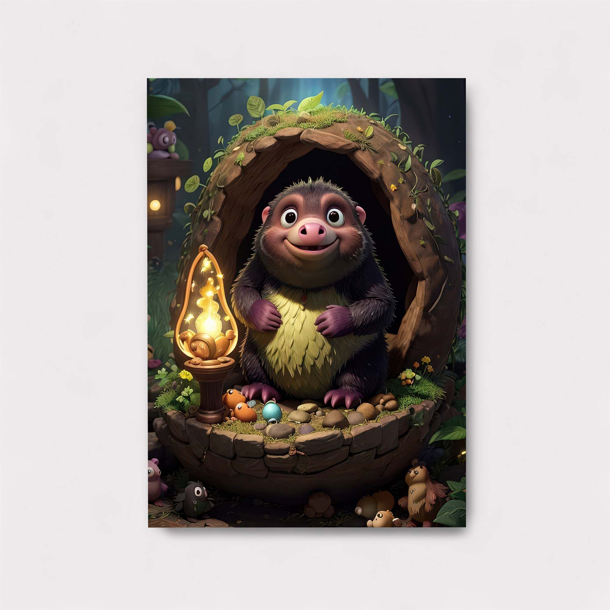 Hedgehog Haven Safe Wall Magnetic / M