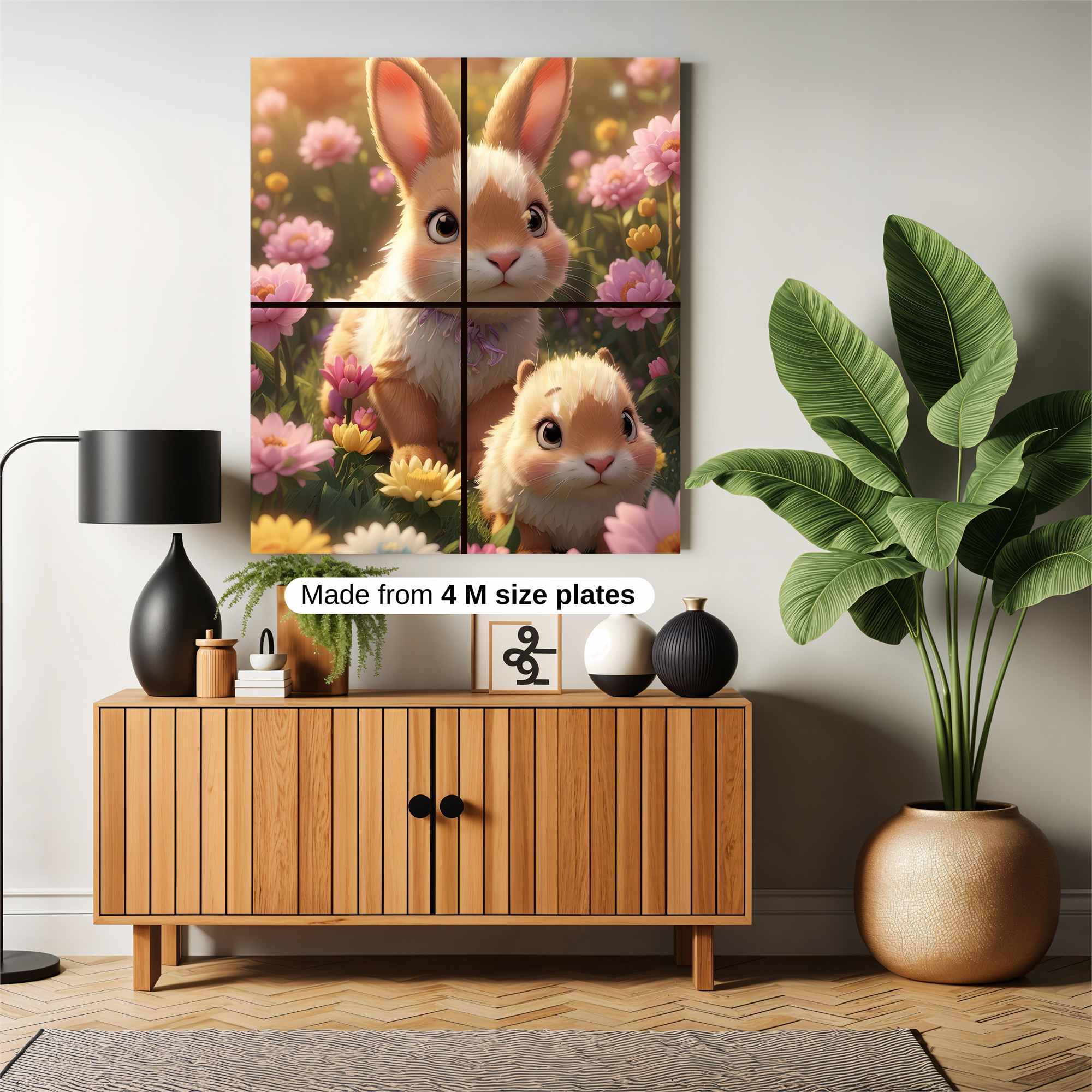 Bunny Bliss Safe Wall Magnetic / M