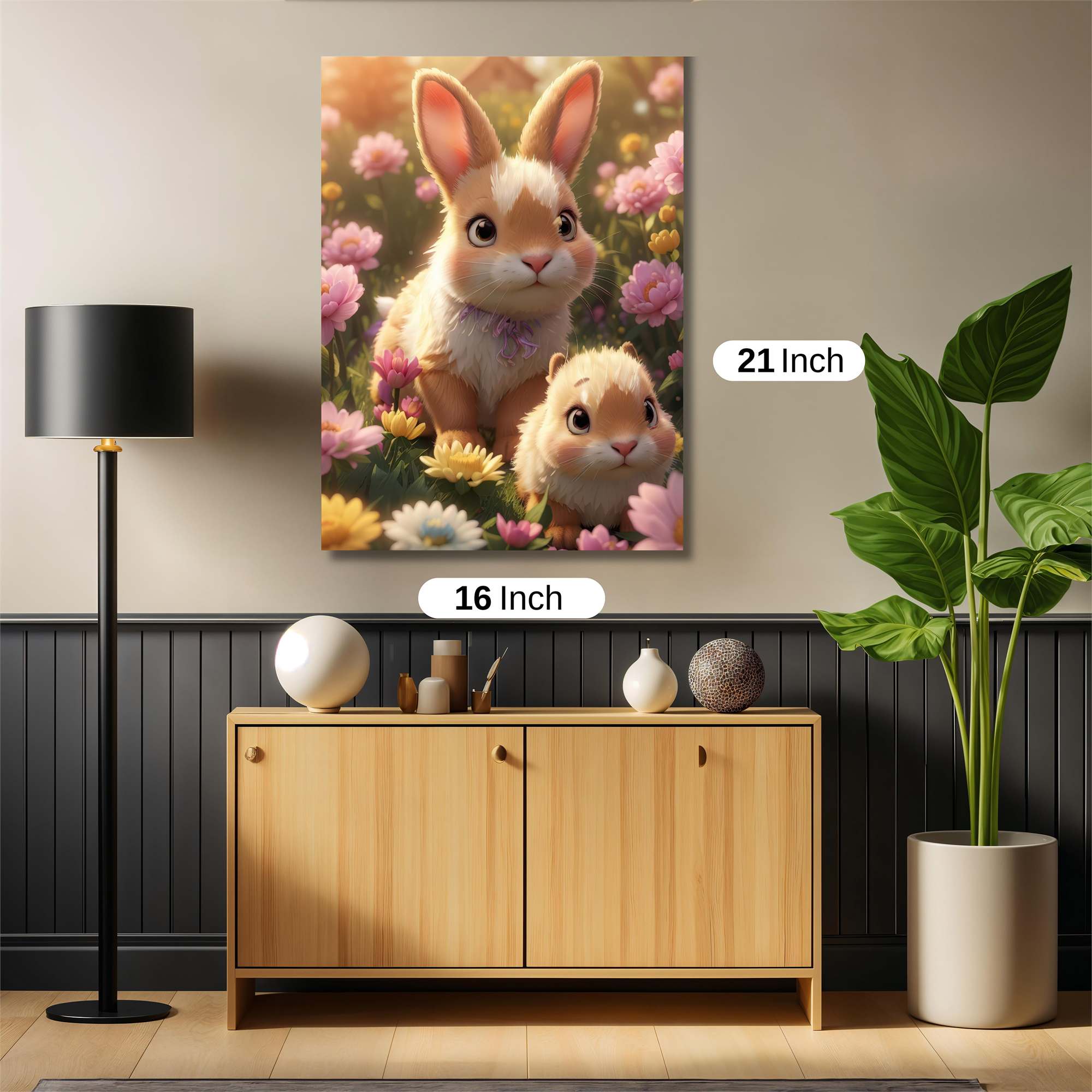 Bunny Bliss Safe Wall Magnetic / M