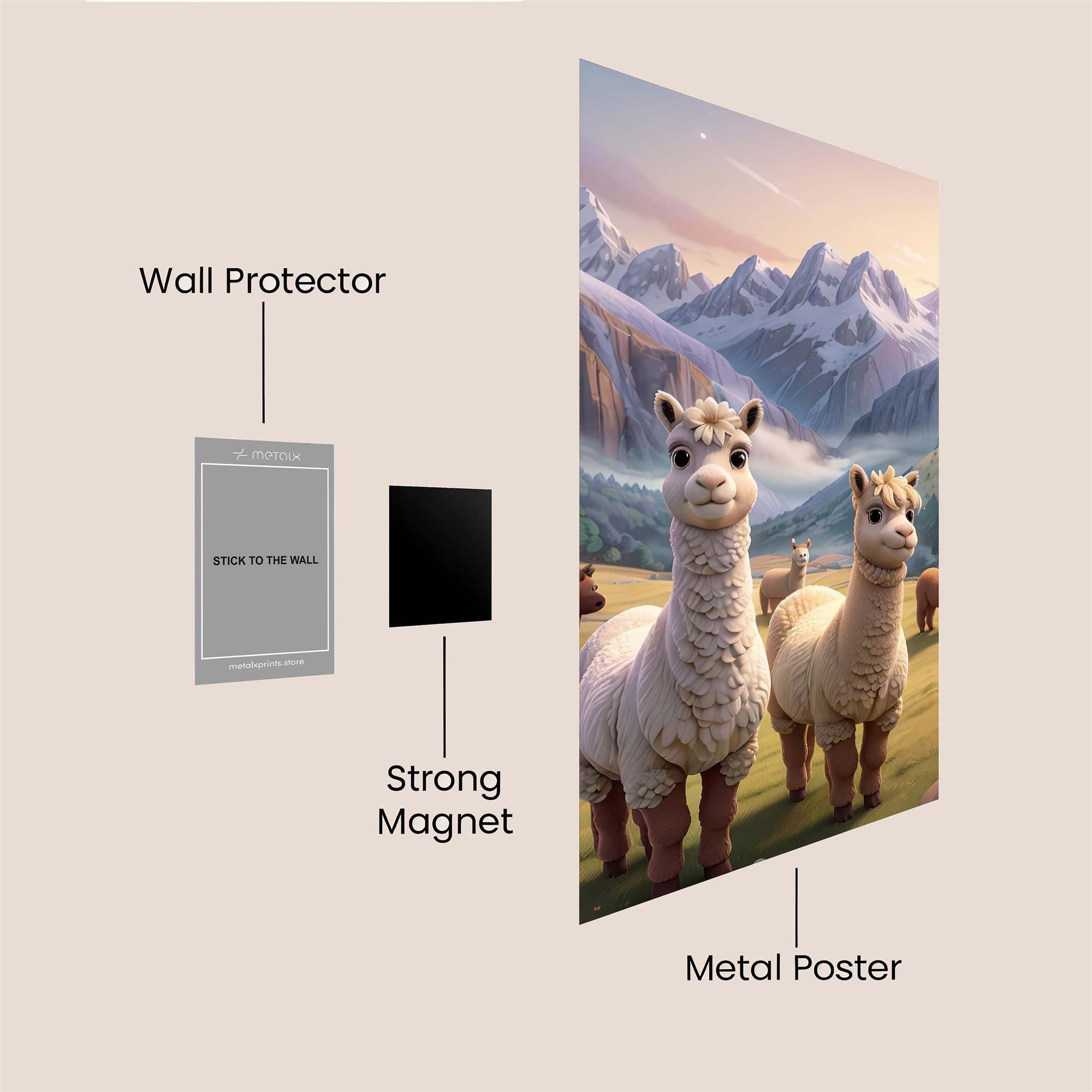 Alpaca Serenity Safe Wall Magnetic / M