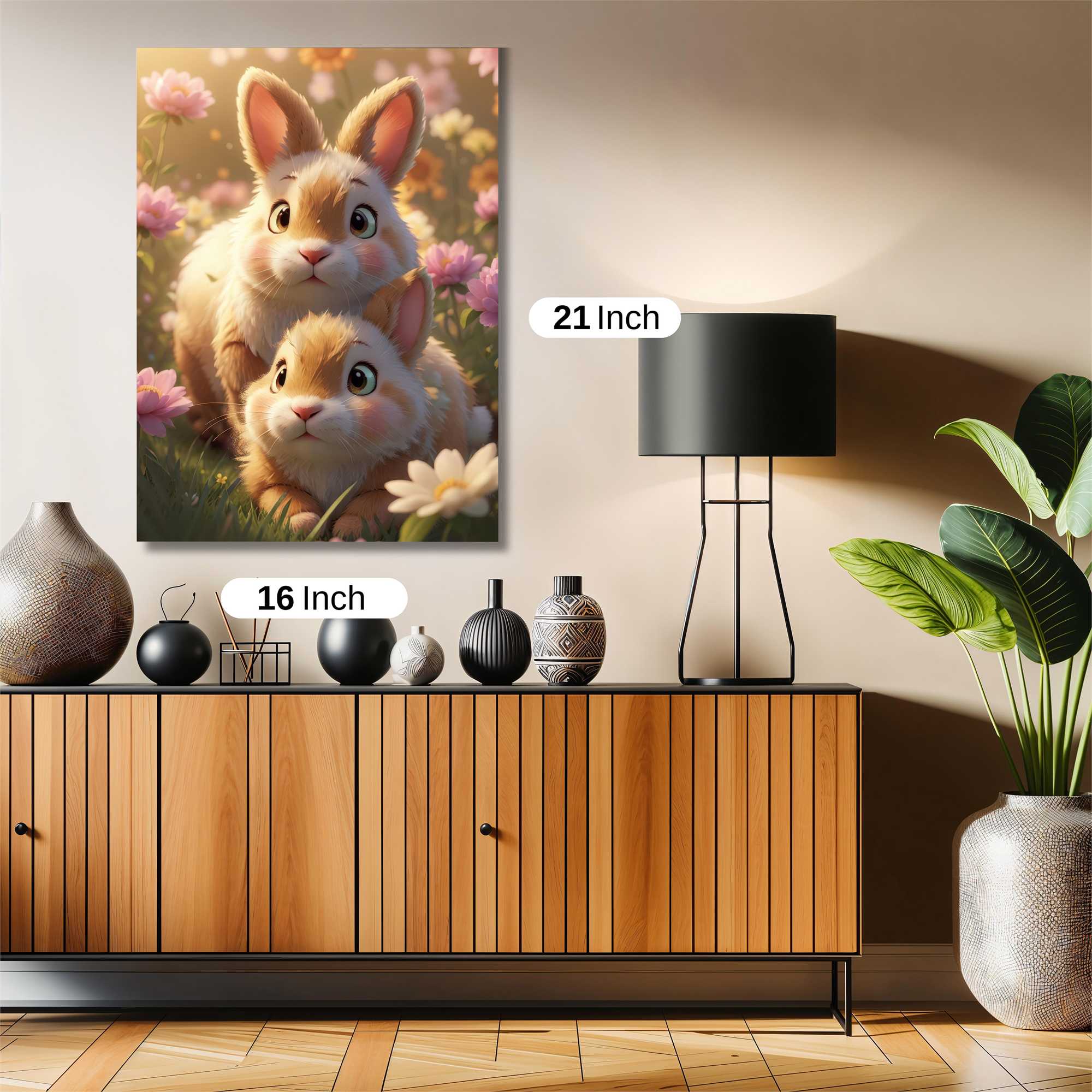 Bunnies Bliss Safe Wall Magnetic / M