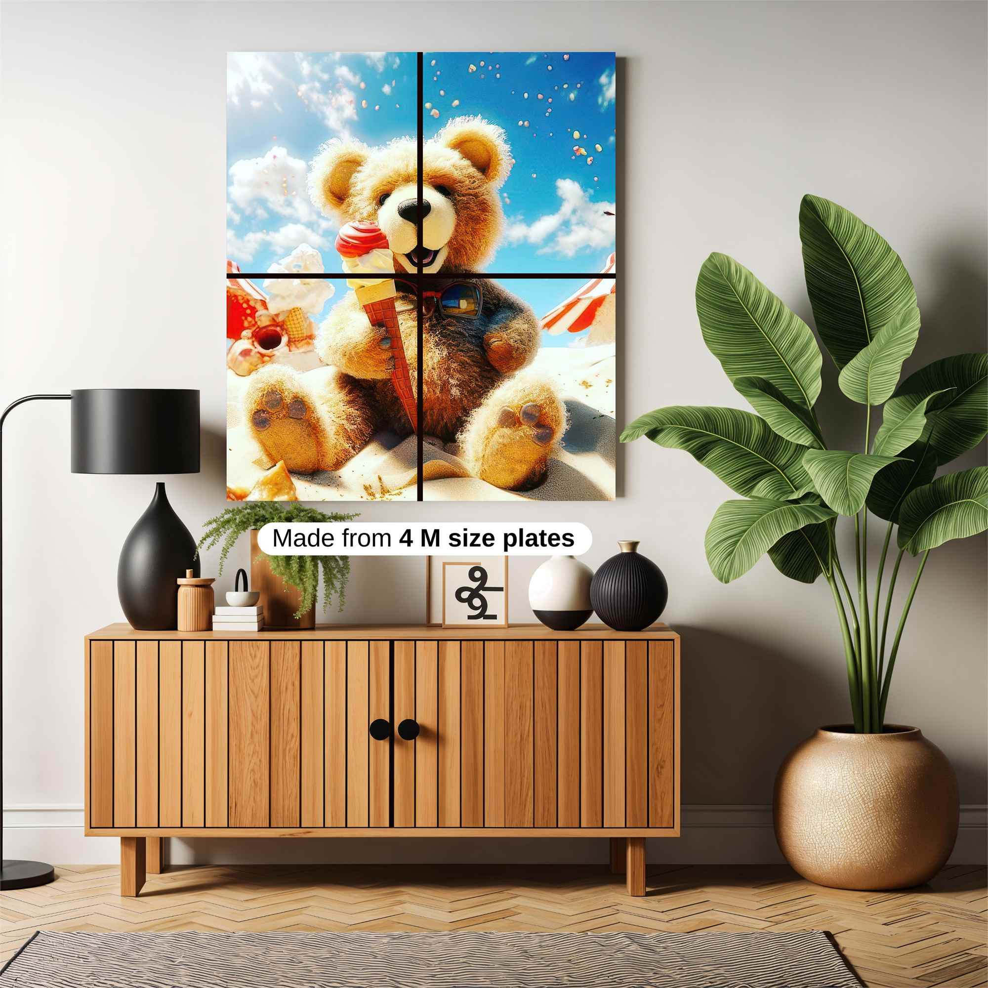 Bear Heroic Safe Wall Magnetic / M