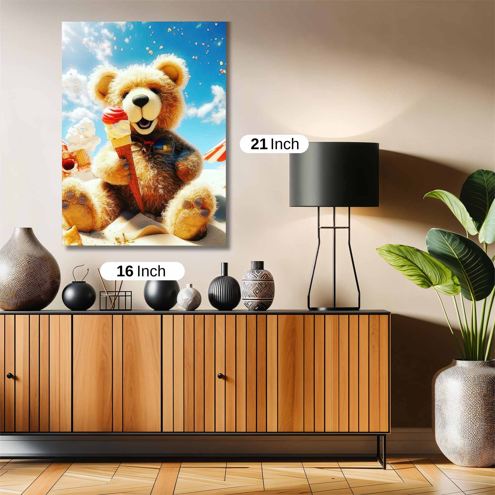Bear Heroic Safe Wall Magnetic / M