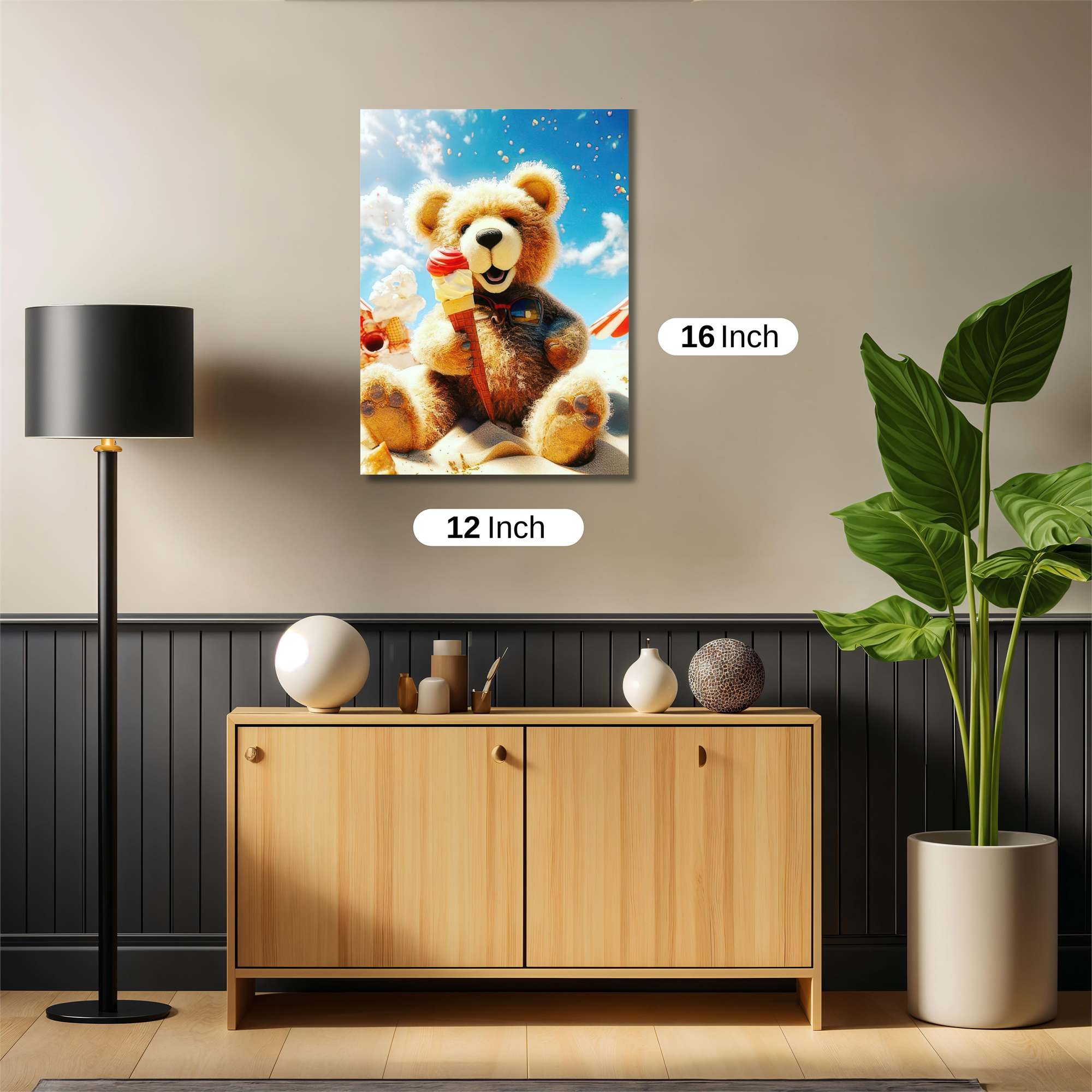 Bear Heroic Safe Wall Magnetic / M
