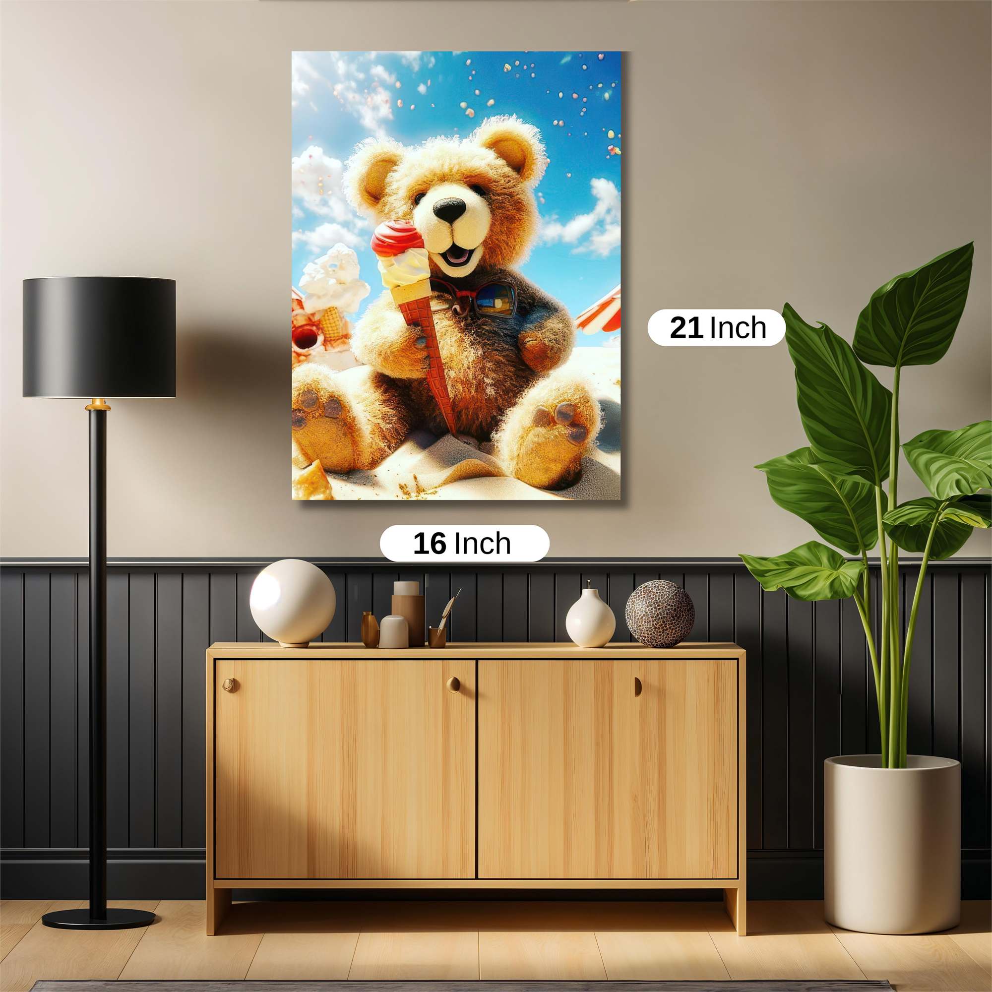 Bear Heroic Safe Wall Magnetic / M