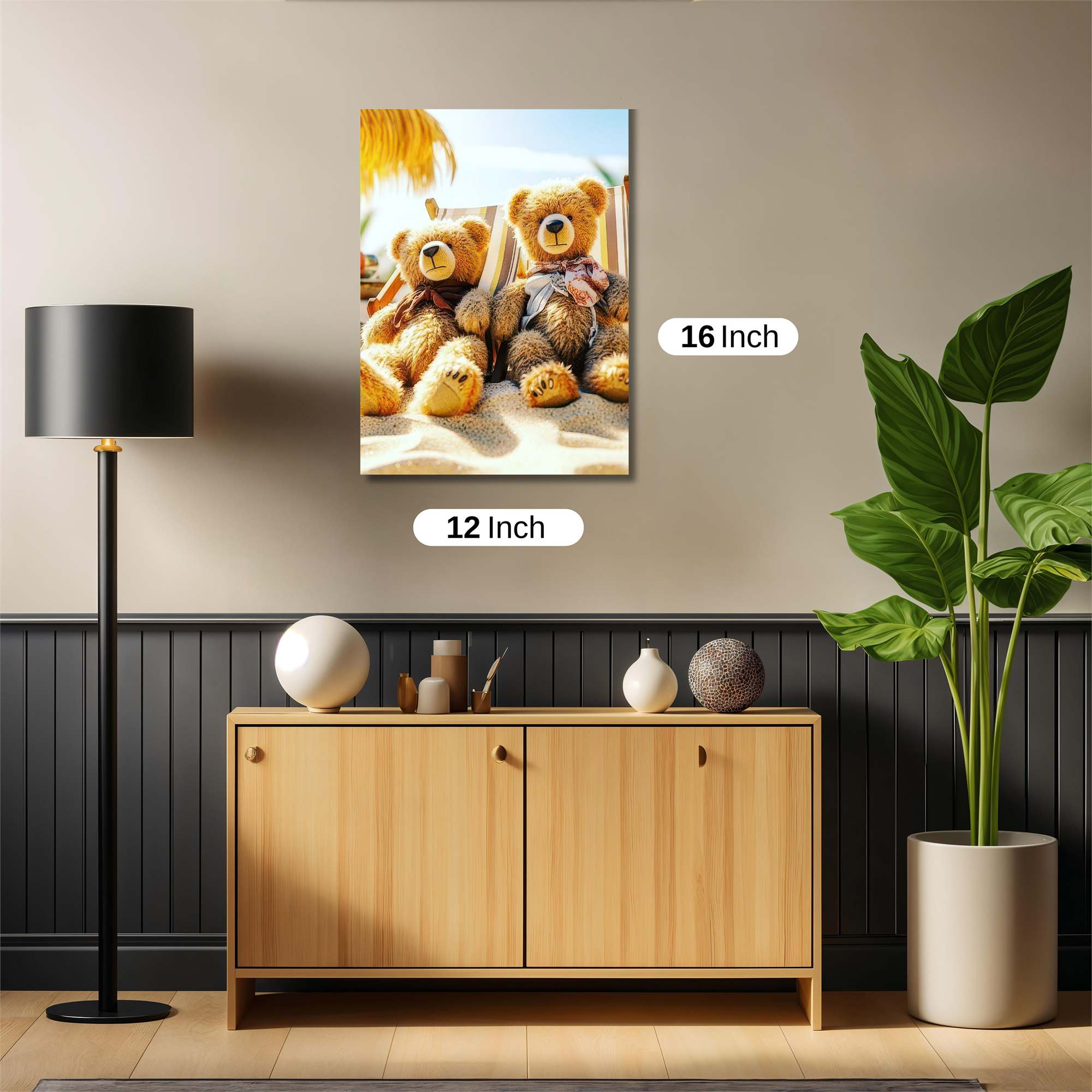 Teddy Tranquility Safe Wall Magnetic / M