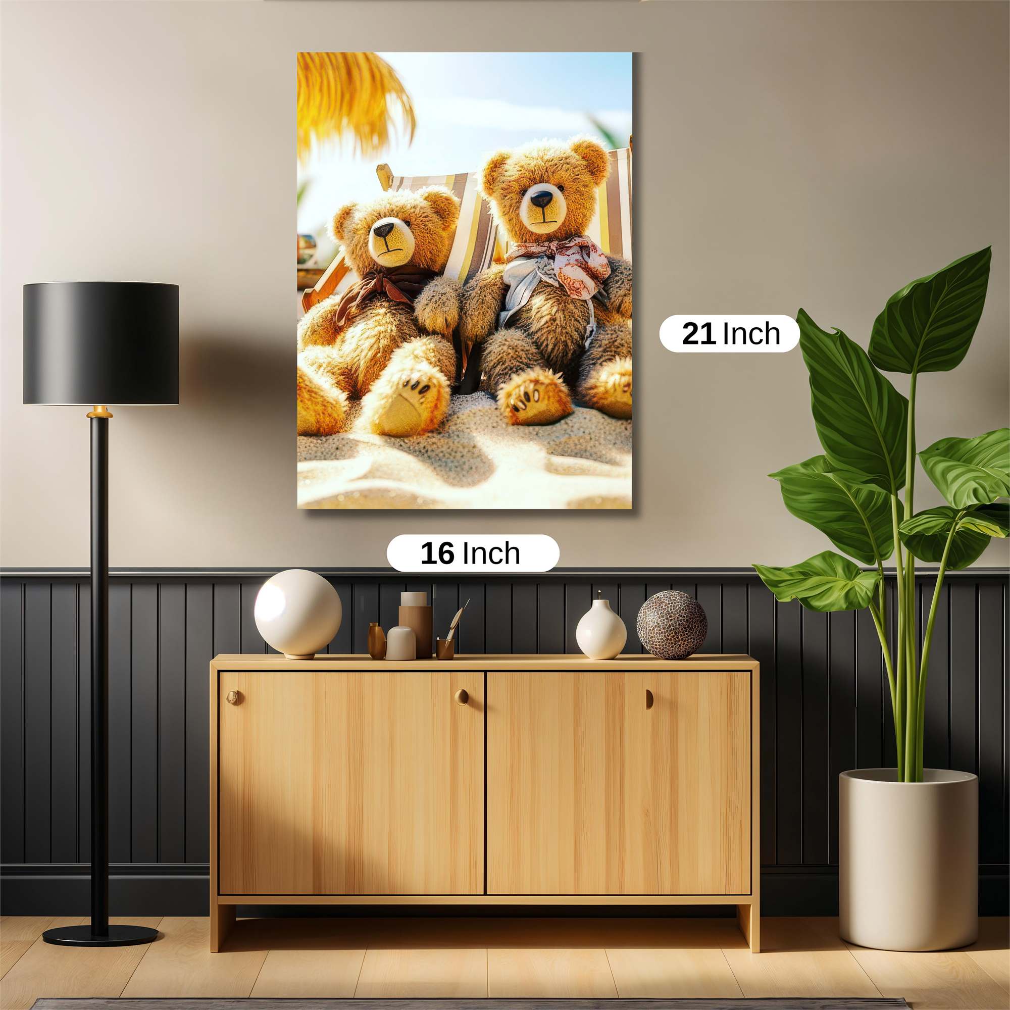 Teddy Tranquility Safe Wall Magnetic / M