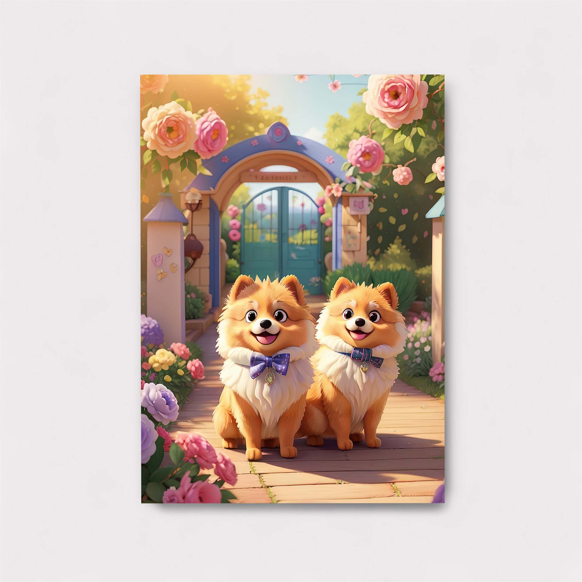 Pomeranian Paradise Safe Wall Magnetic / M