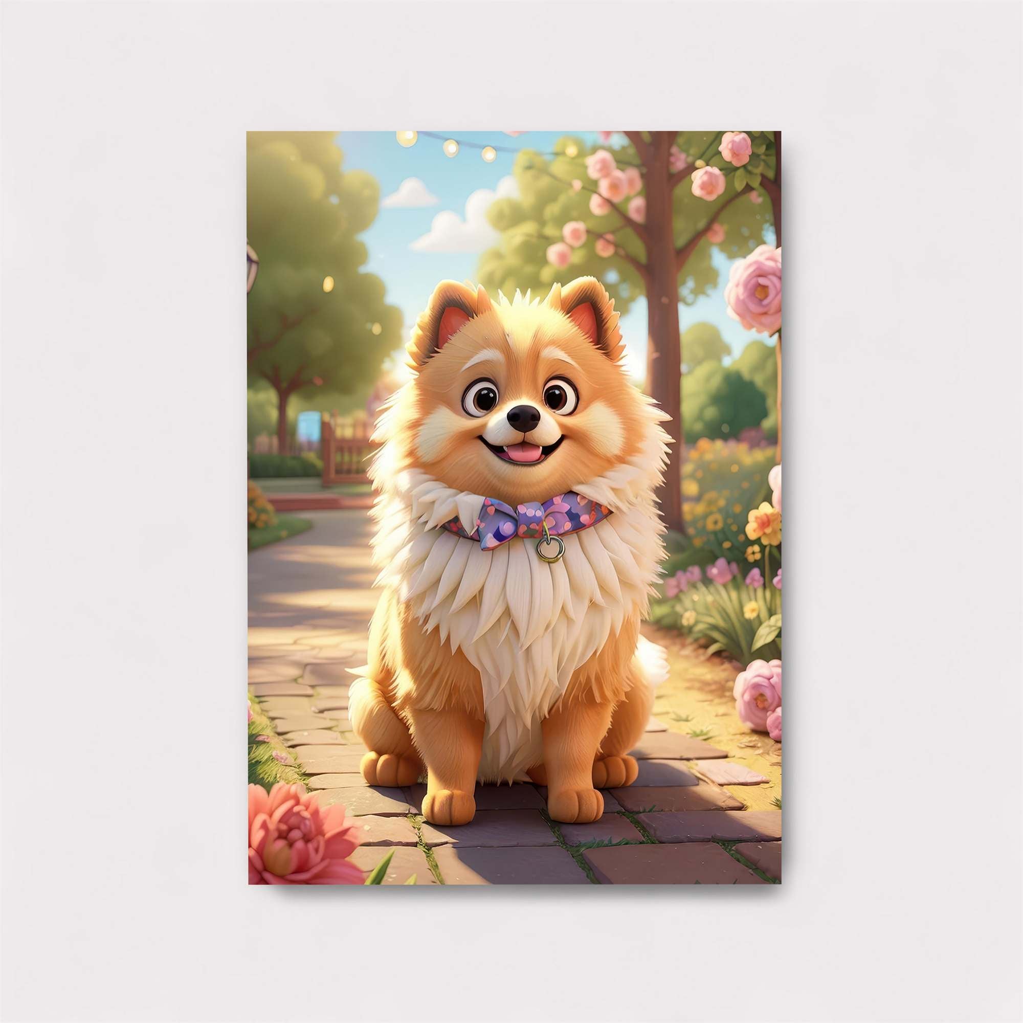 Pomeranian Bliss Safe Wall Magnetic / M