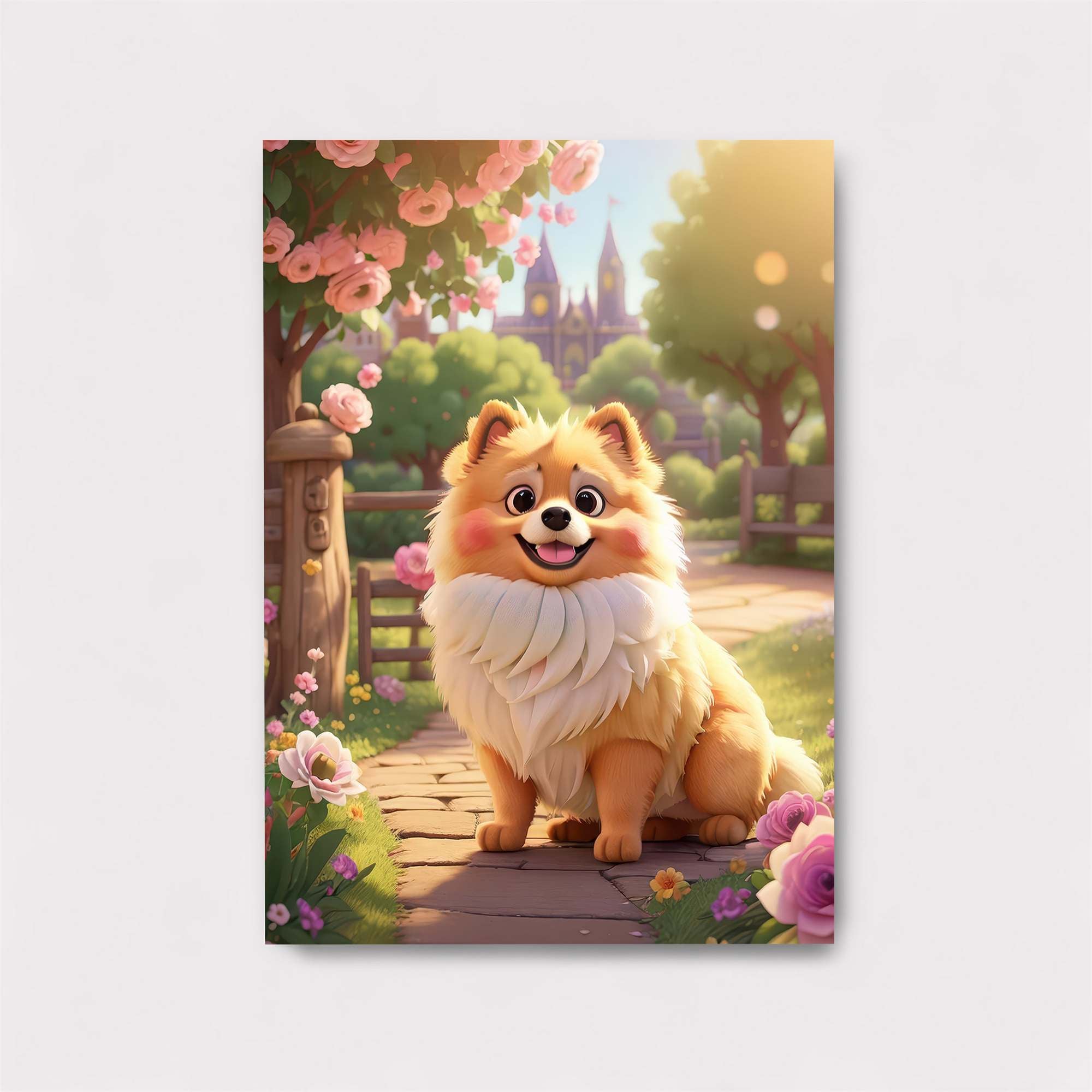 Pomeranian Bliss Safe Wall Magnetic / M