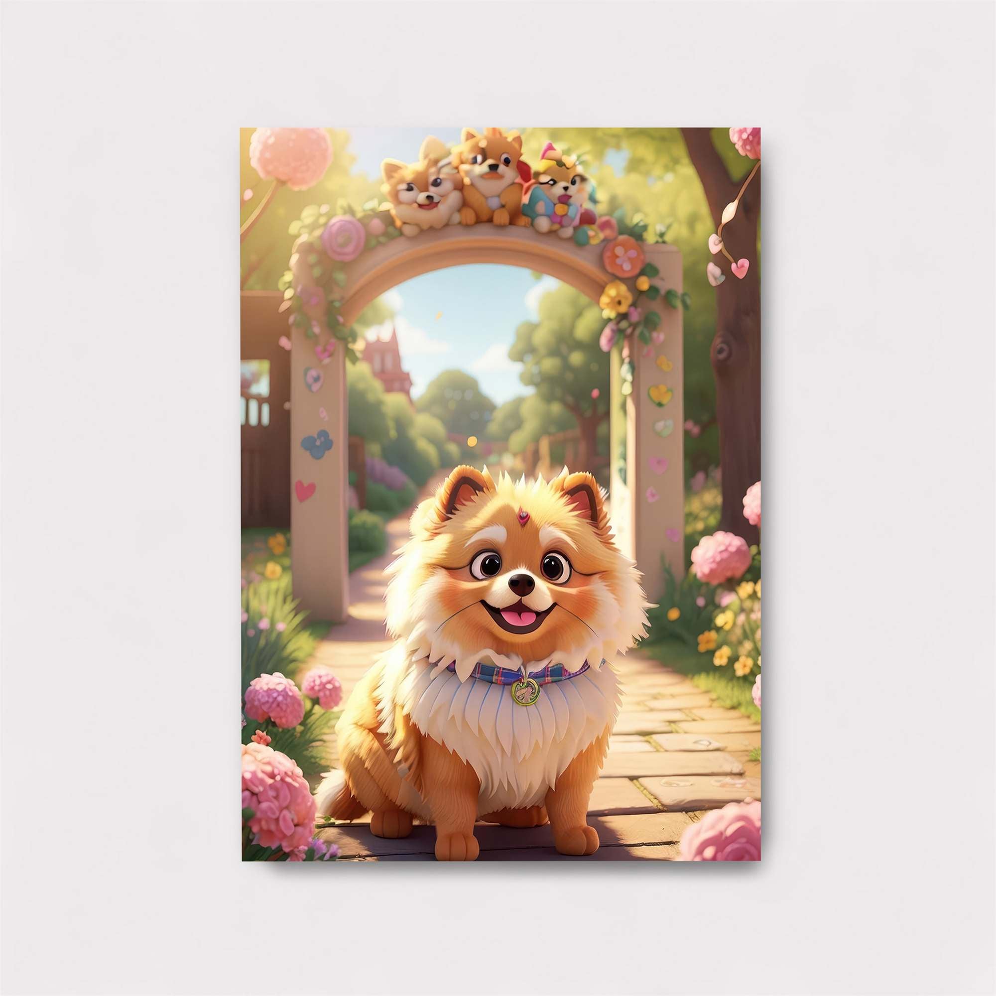 Pomeranian Paradise Safe Wall Magnetic / M