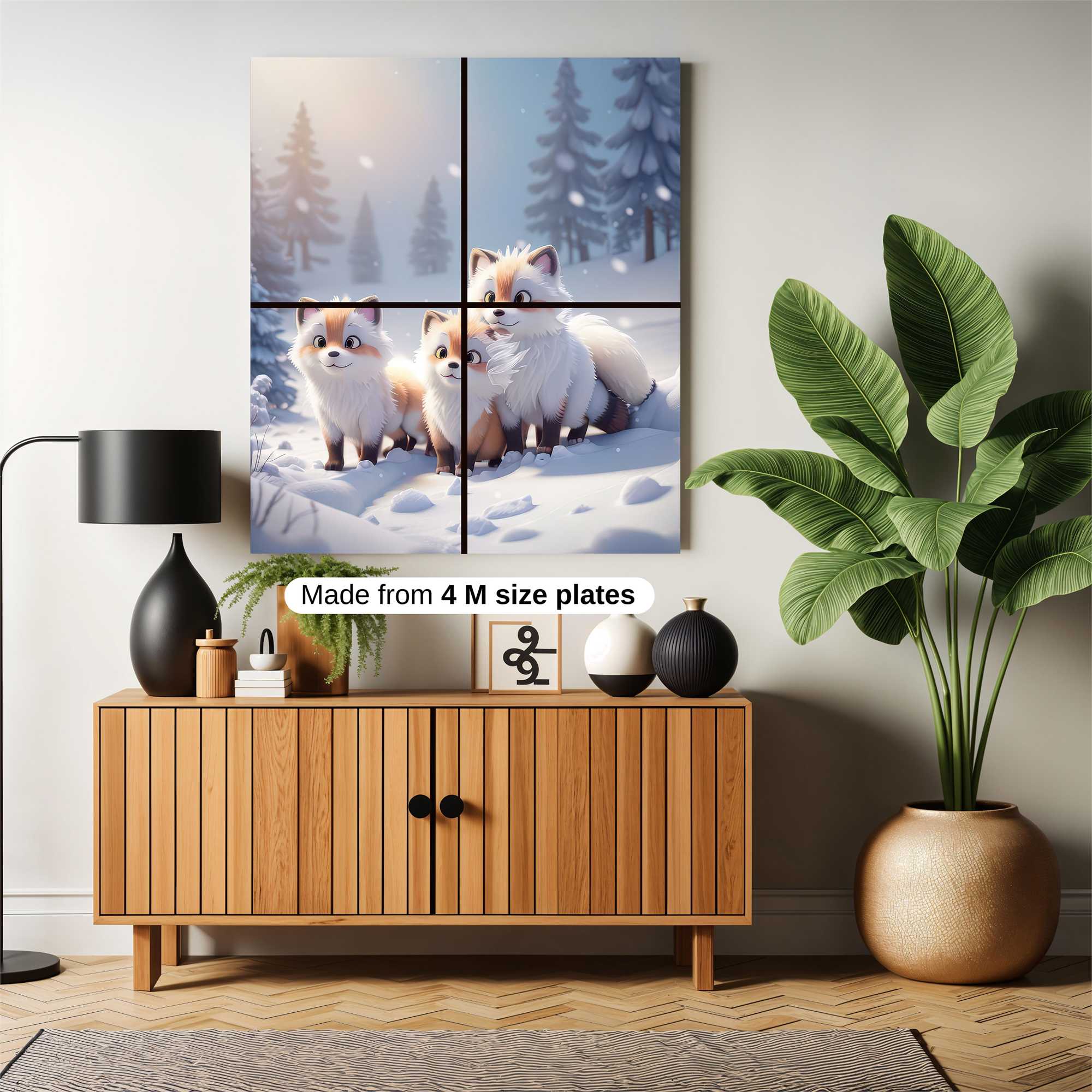 Foxes Frolic Safe Wall Magnetic / M