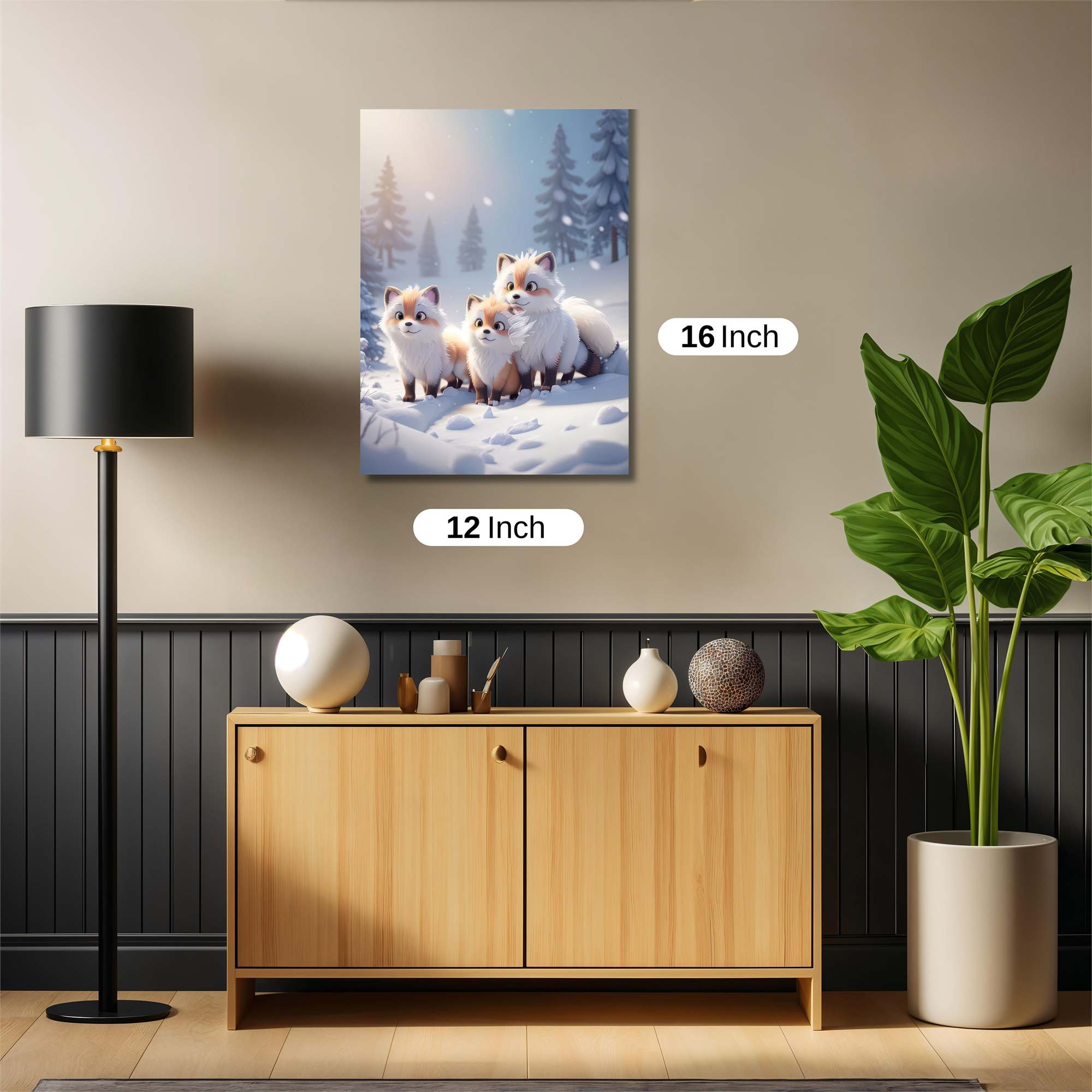 Foxes Frolic Safe Wall Magnetic / M