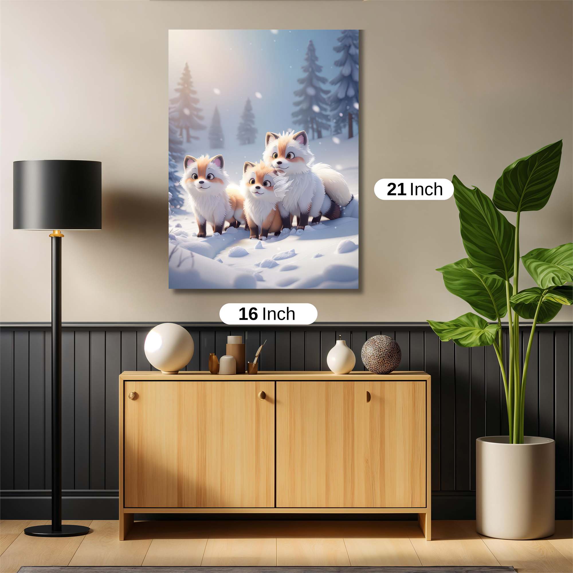 Foxes Frolic Safe Wall Magnetic / M