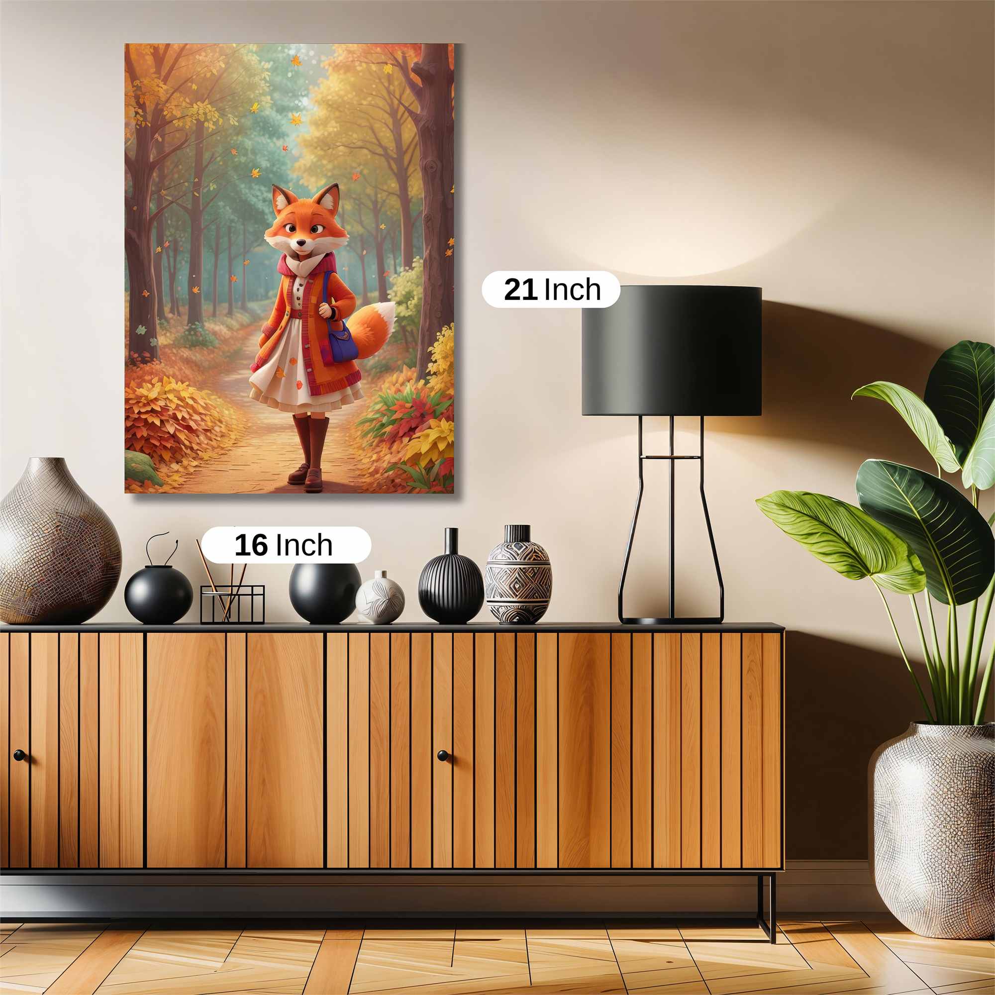 Fox Whimsy Safe Wall Magnetic / M