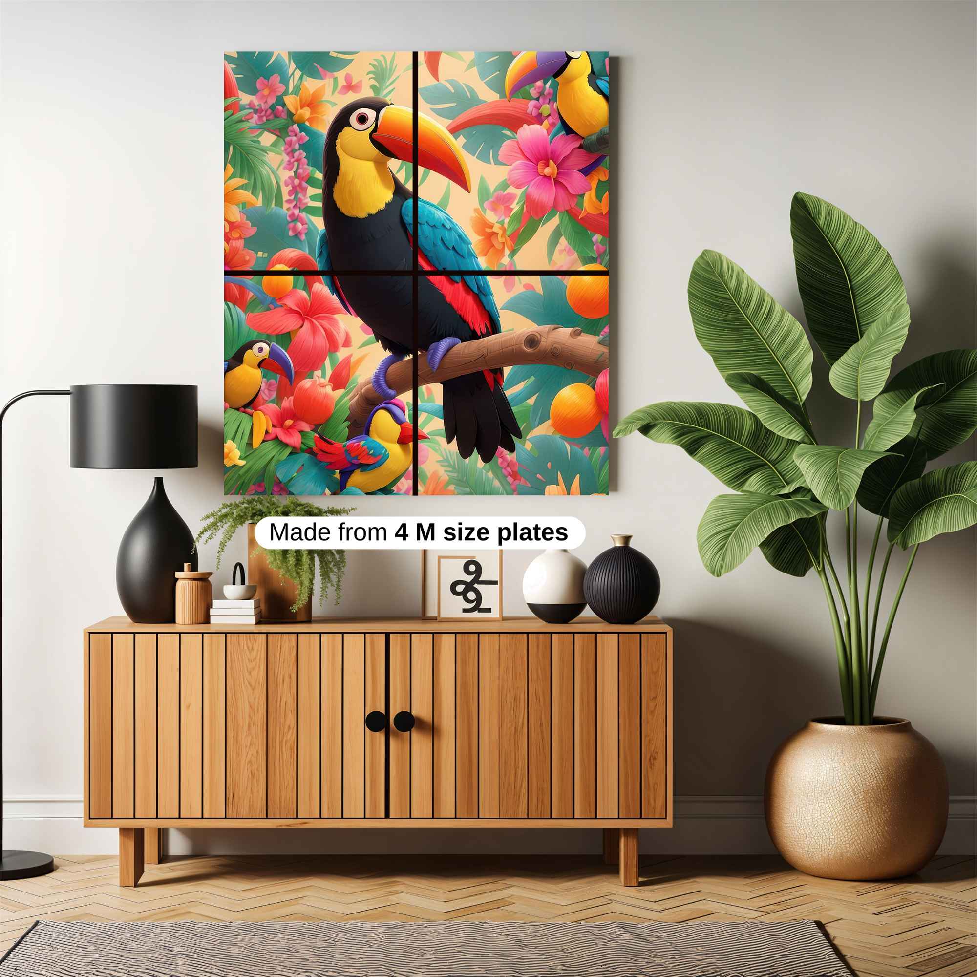 Toucan Bliss Safe Wall Magnetic / M