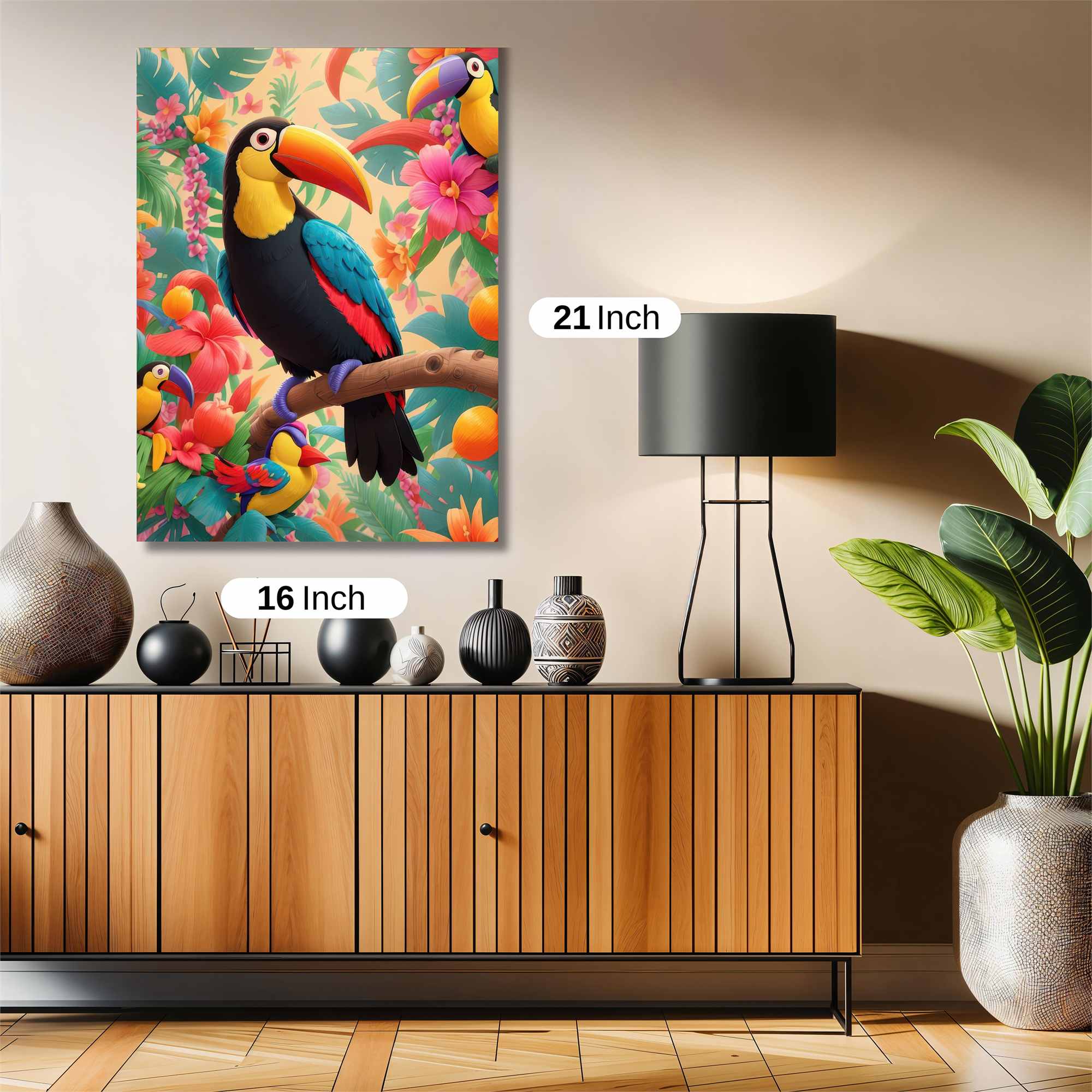 Toucan Bliss Safe Wall Magnetic / M