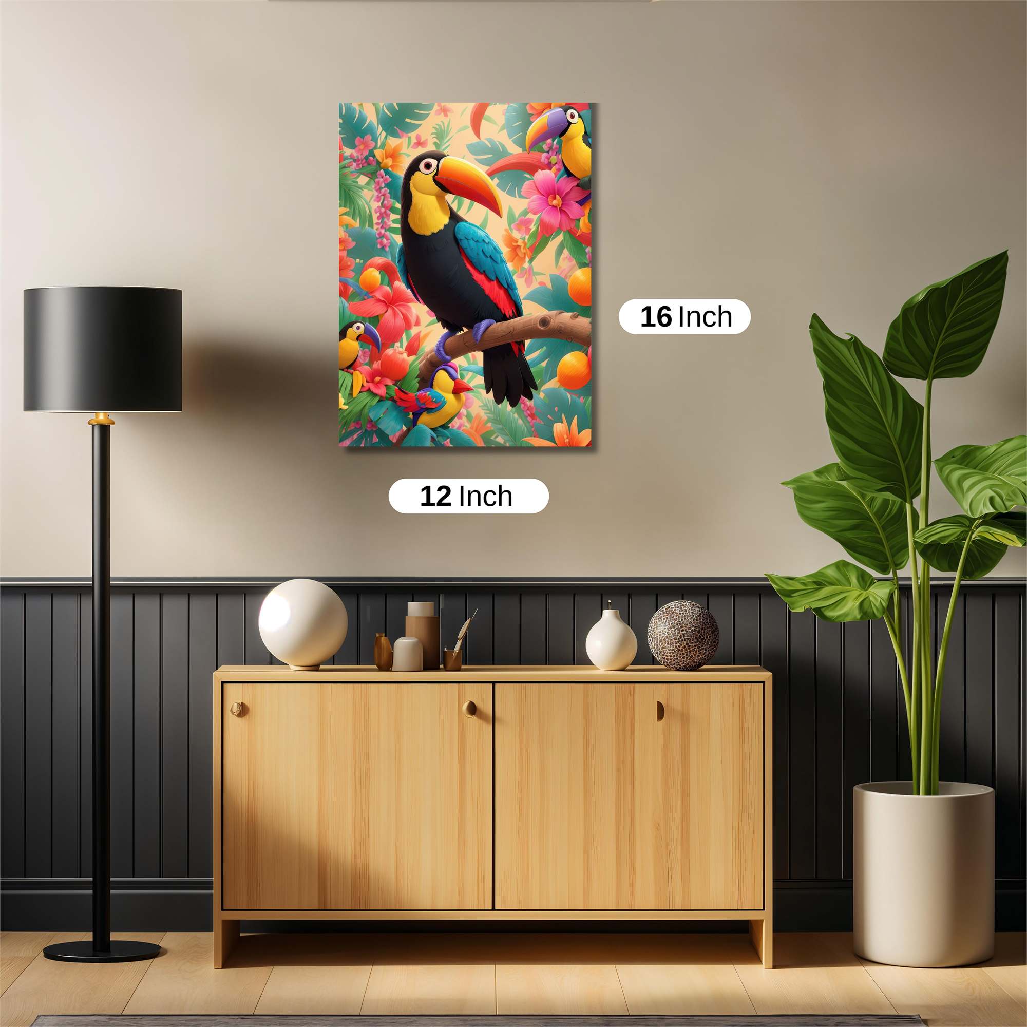 Toucan Bliss Safe Wall Magnetic / M