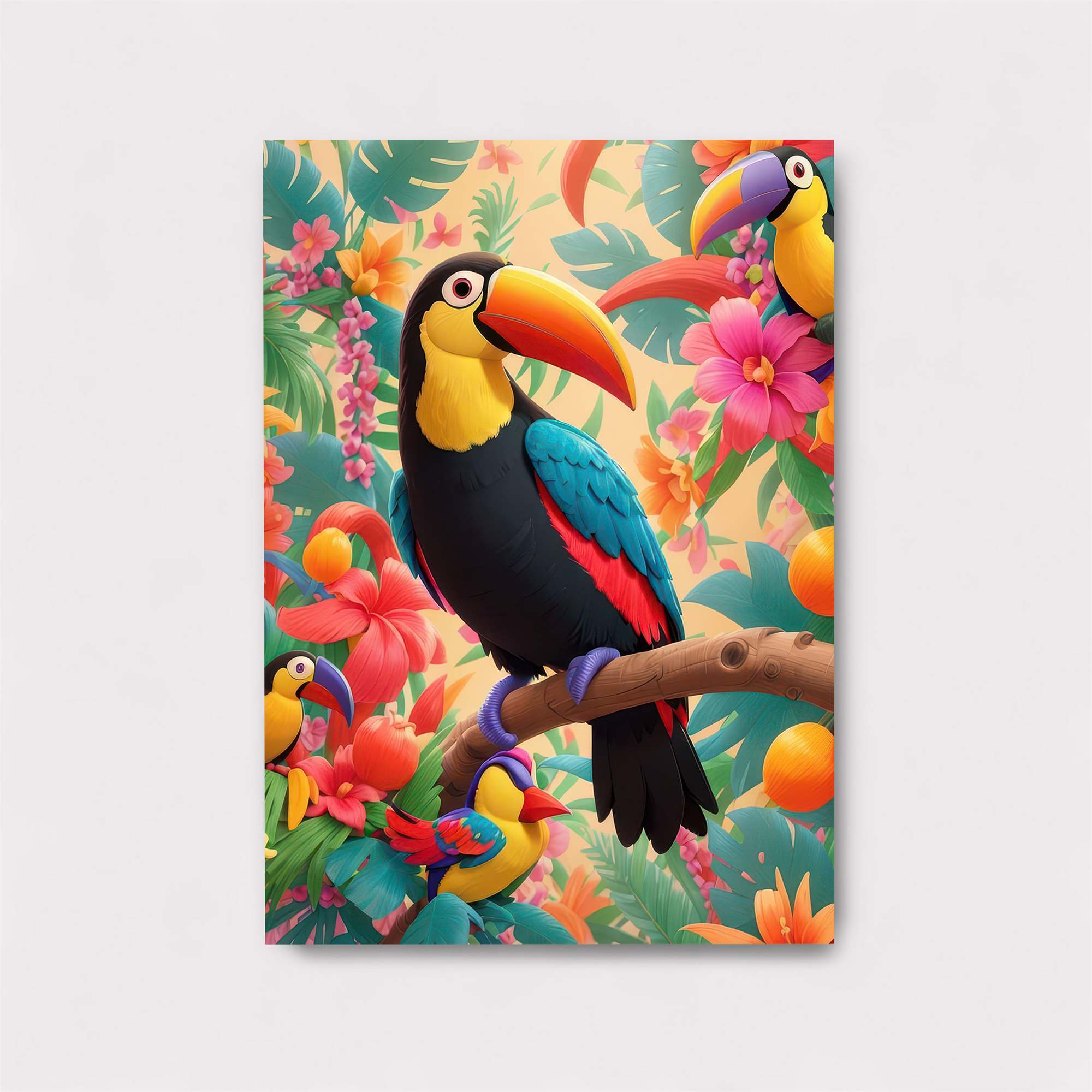Toucan Bliss Safe Wall Magnetic / M