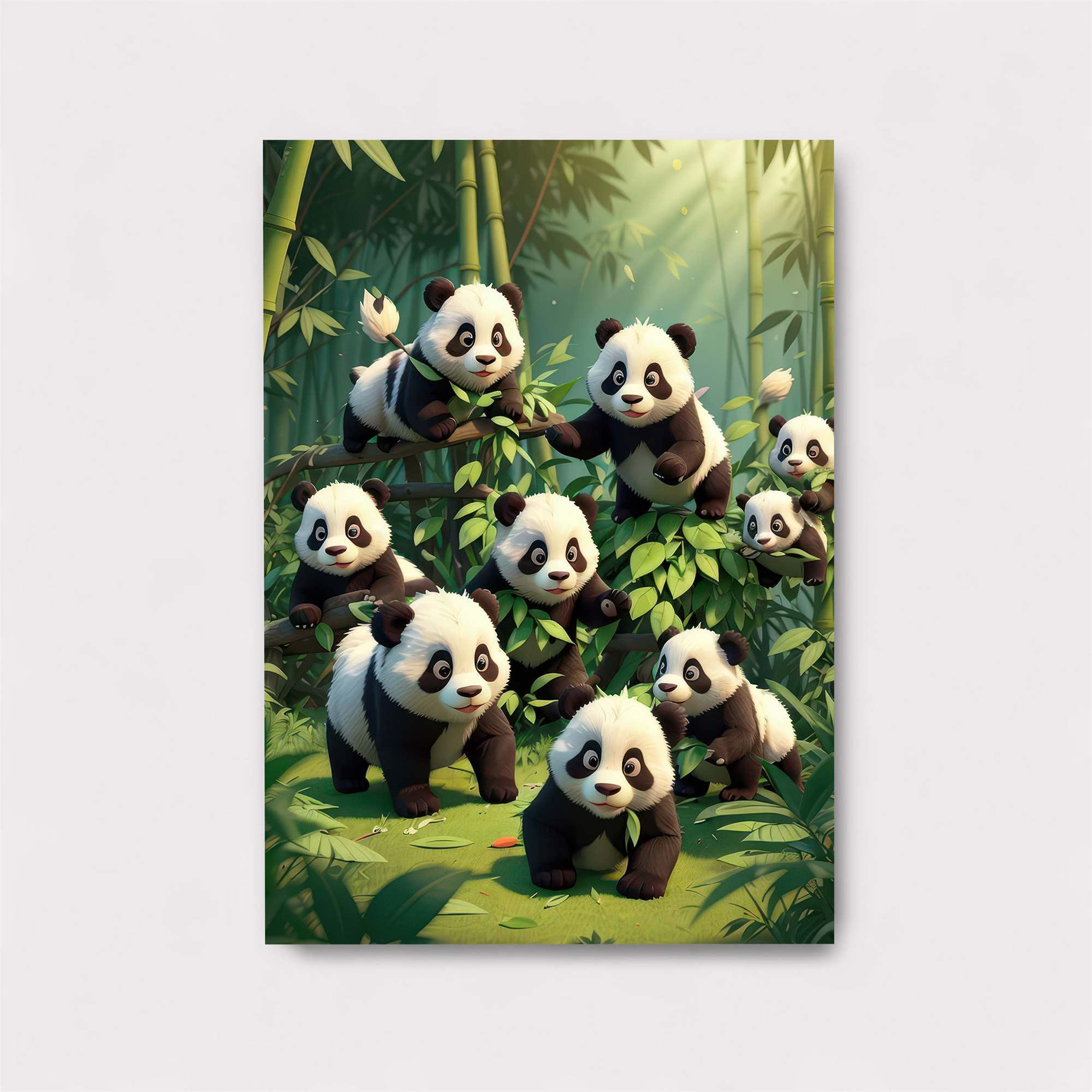 Panda Parade Safe Wall Magnetic / M