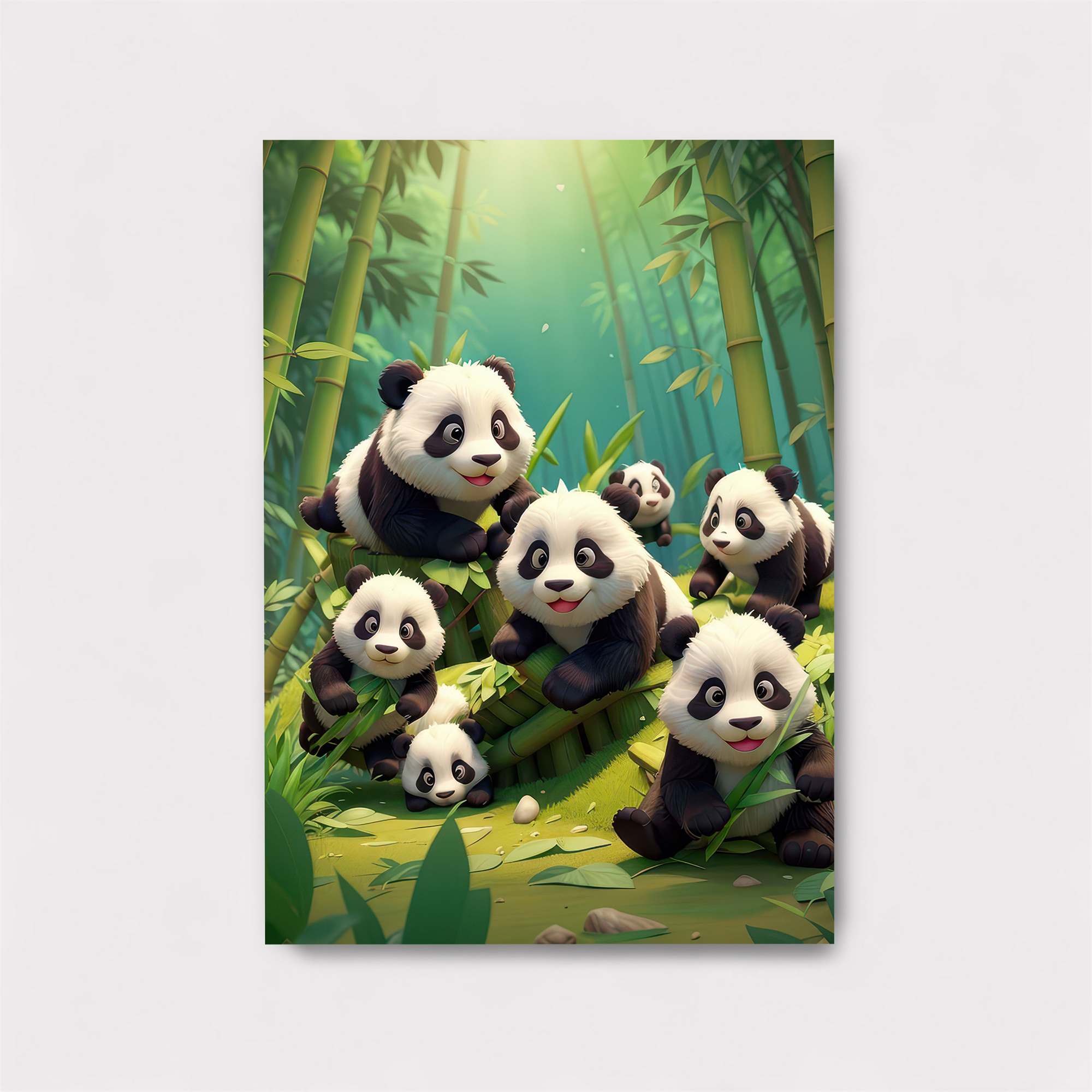 Panda Parade Safe Wall Magnetic / M