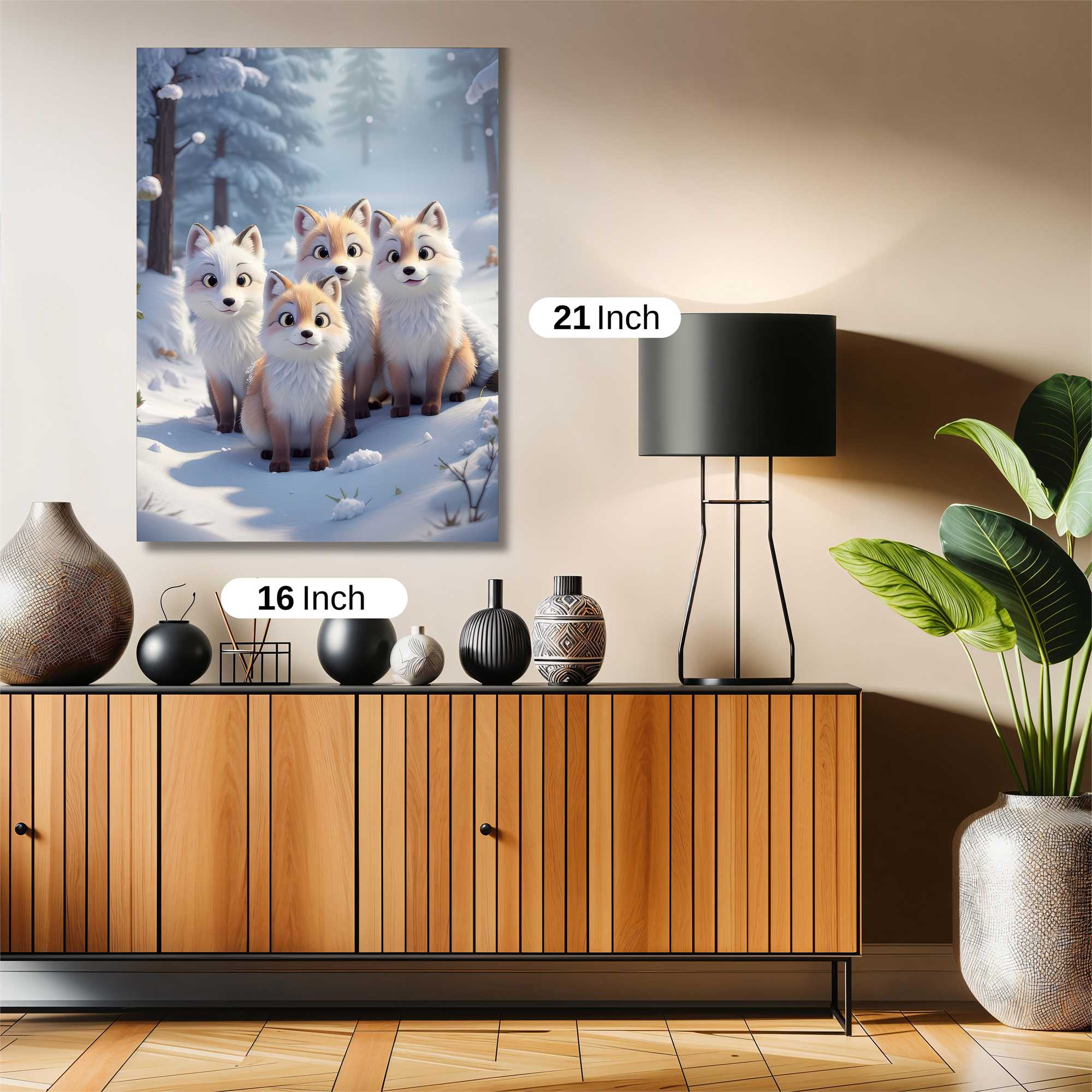 Foxes Frolic Safe Wall Magnetic / M