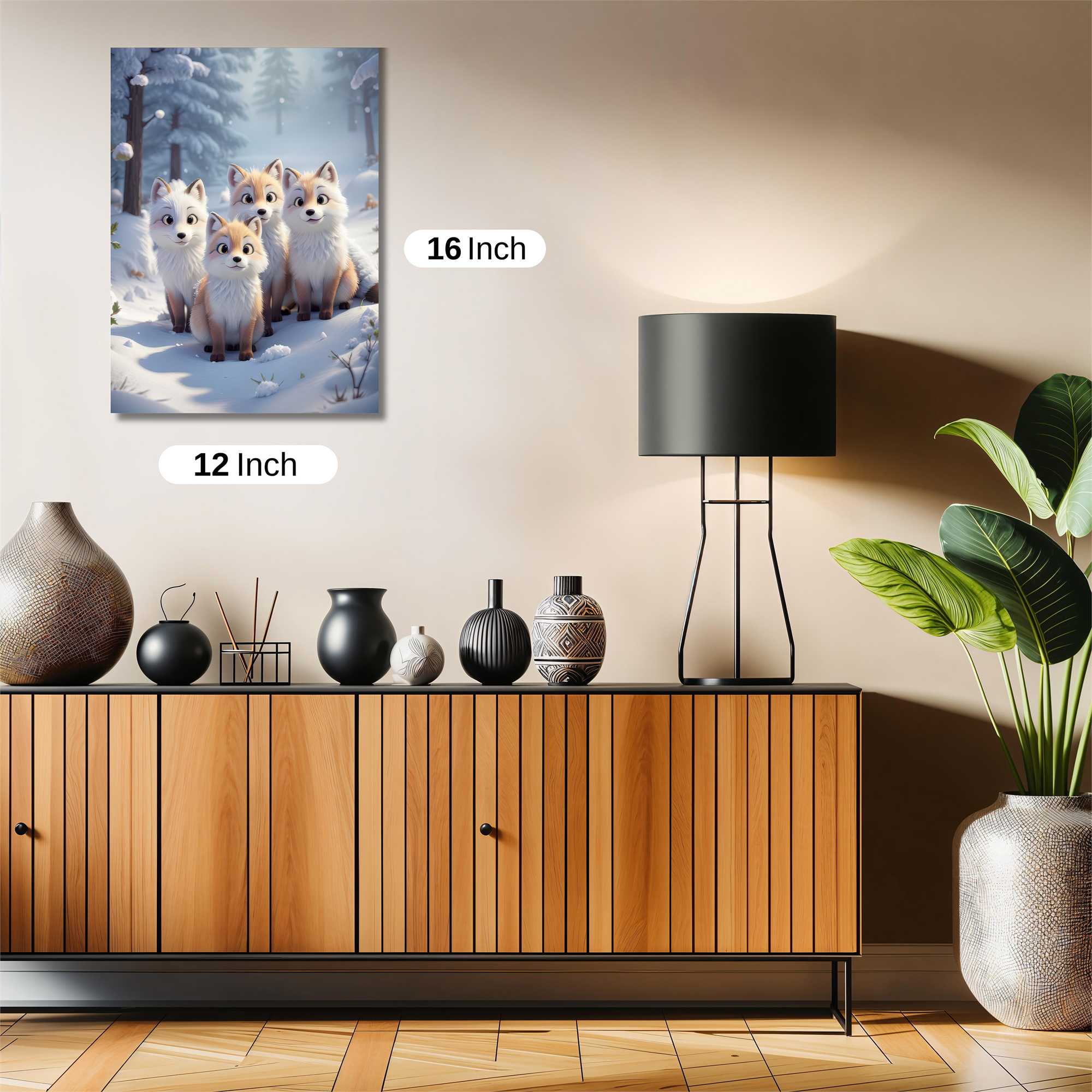 Foxes Frolic Safe Wall Magnetic / M