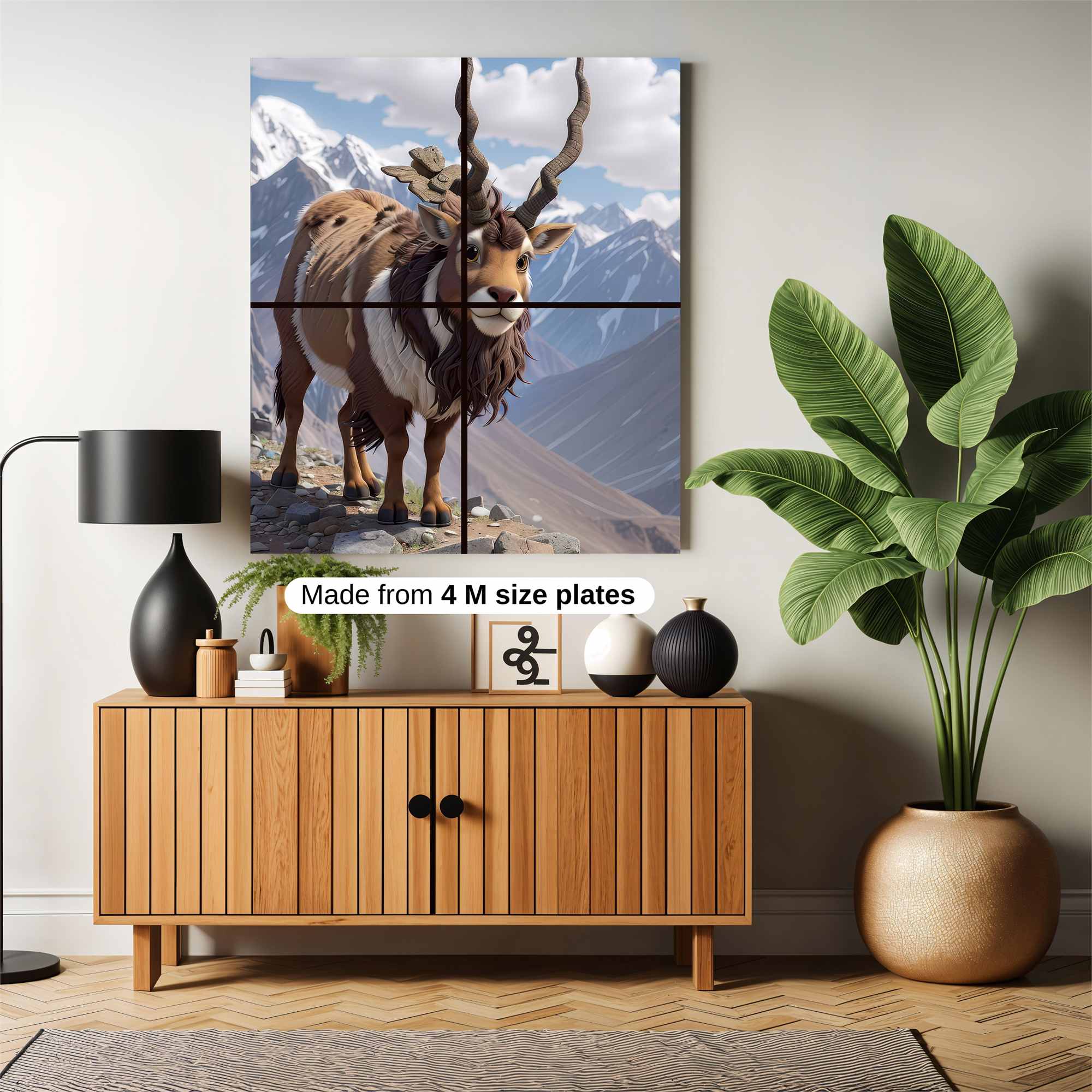 Mountain Majestic Safe Wall Magnetic / M