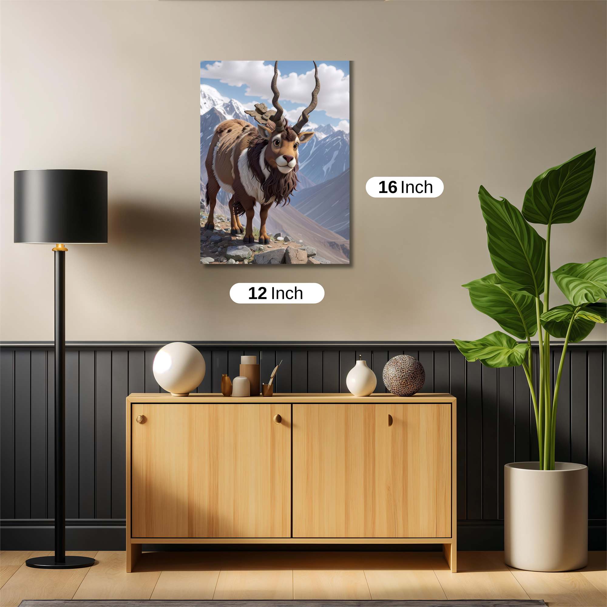 Mountain Majestic Safe Wall Magnetic / M