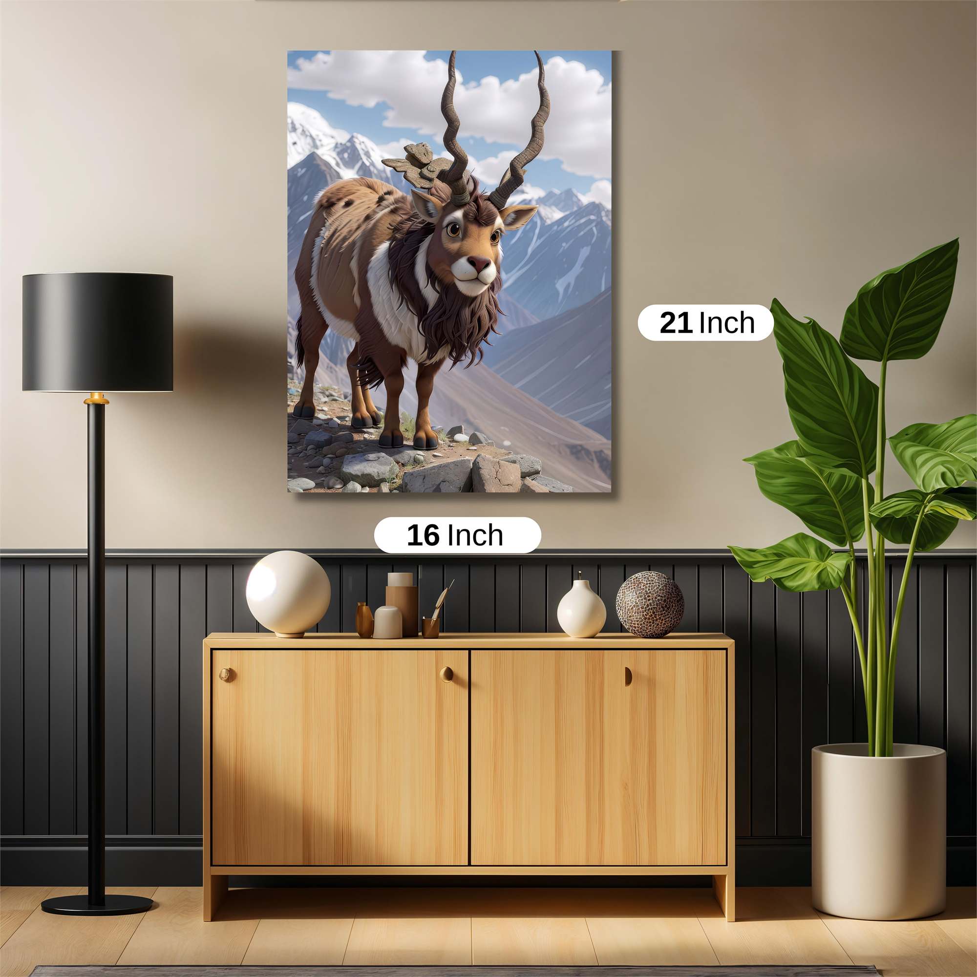 Mountain Majestic Safe Wall Magnetic / M