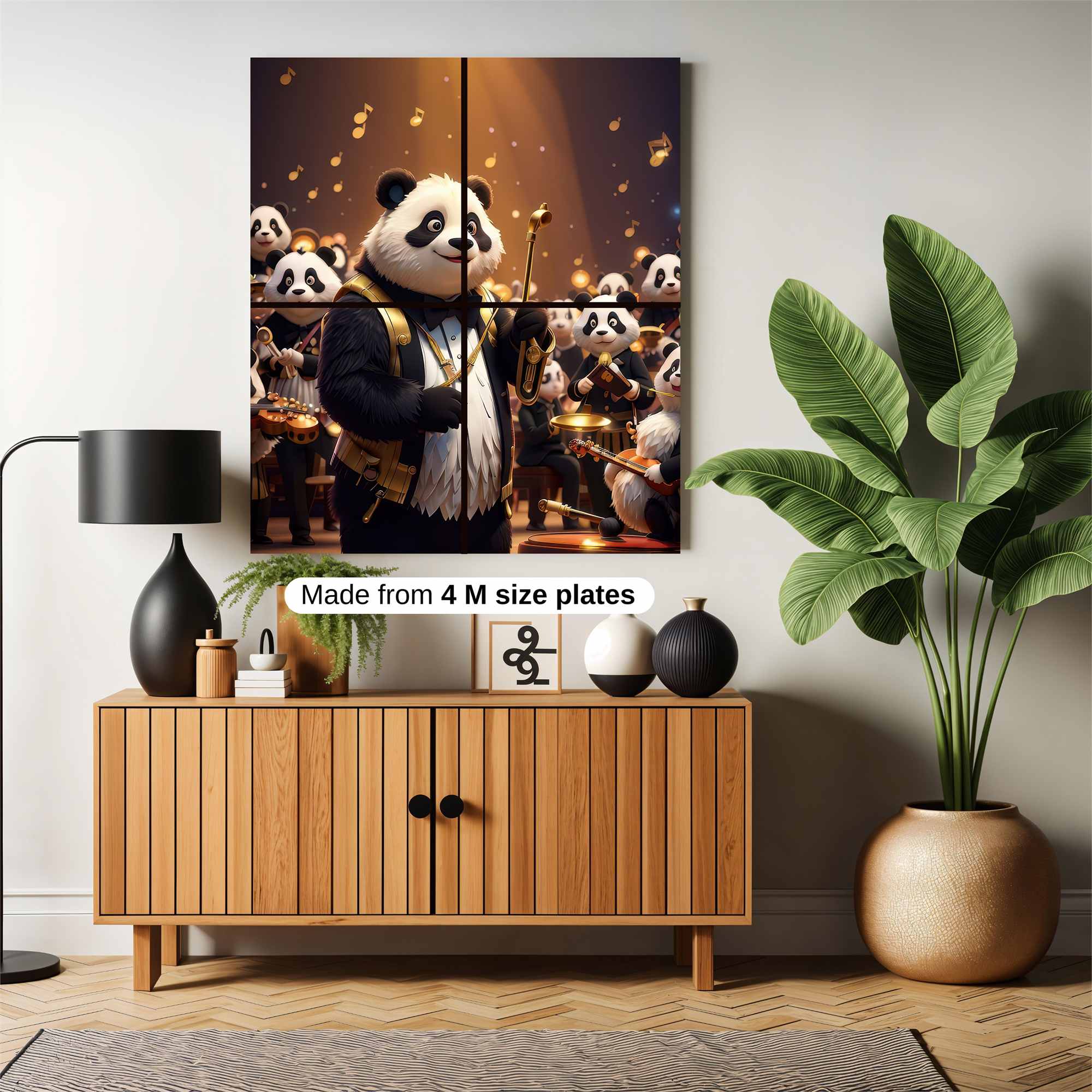 Panda Bliss Safe Wall Magnetic / M