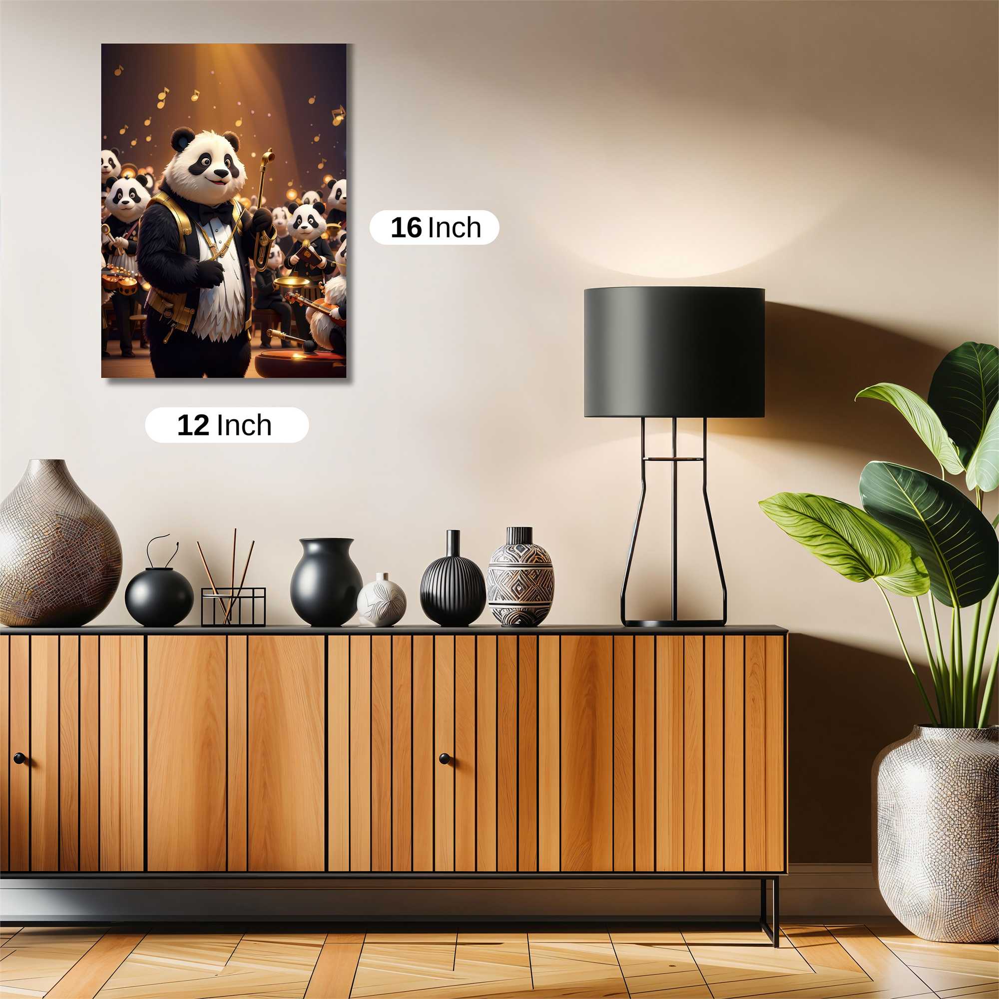 Panda Bliss Safe Wall Magnetic / M