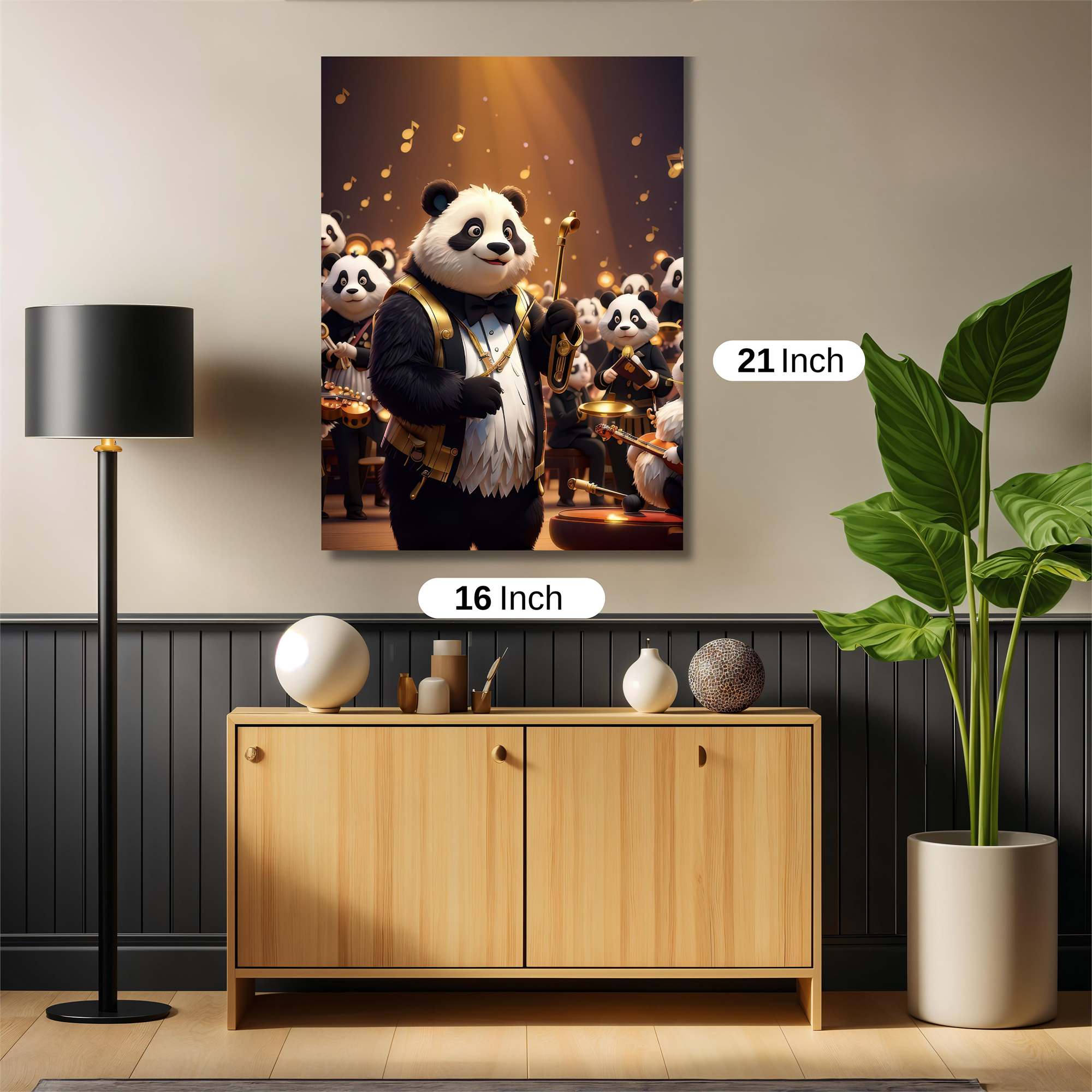 Panda Bliss Safe Wall Magnetic / M