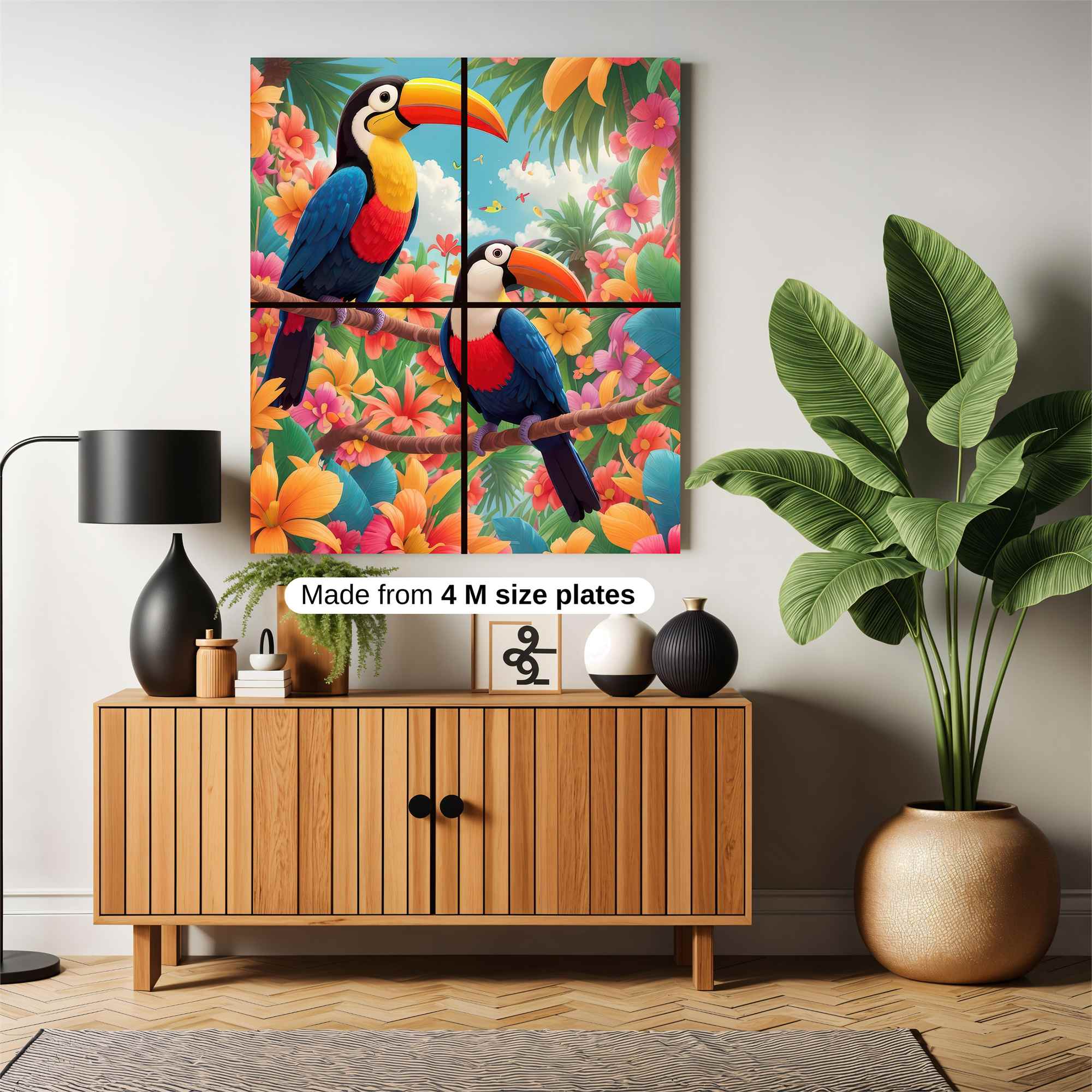Toucan Bliss Safe Wall Magnetic / M
