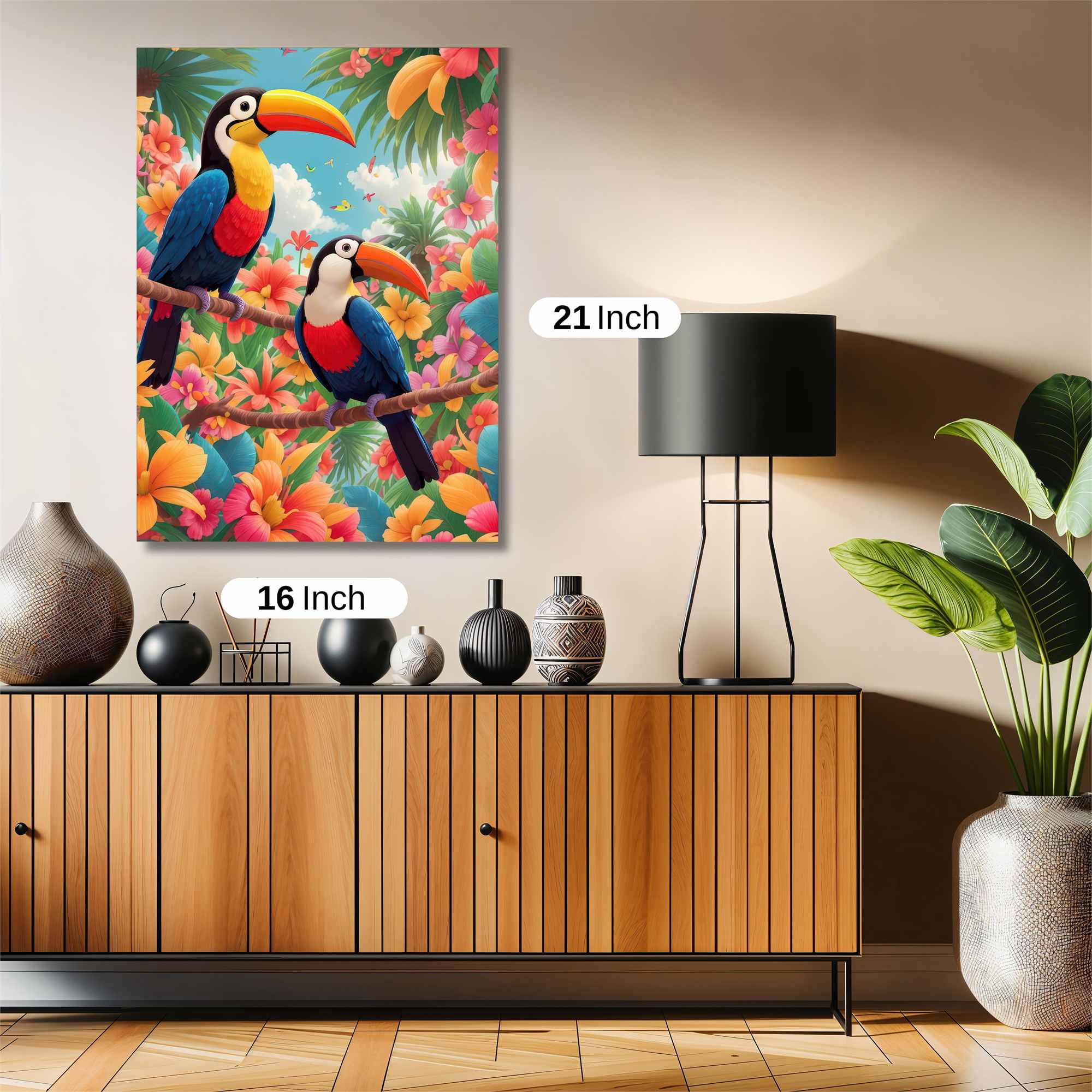 Toucan Bliss Safe Wall Magnetic / M