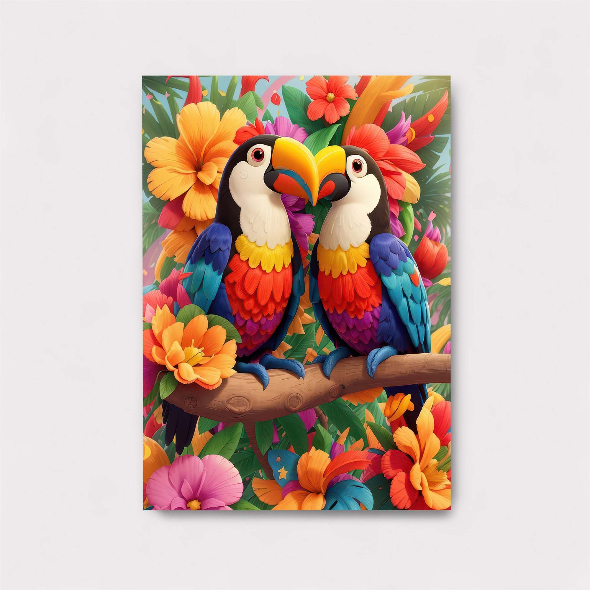 Toucan Tranquility Safe Wall Magnetic / M