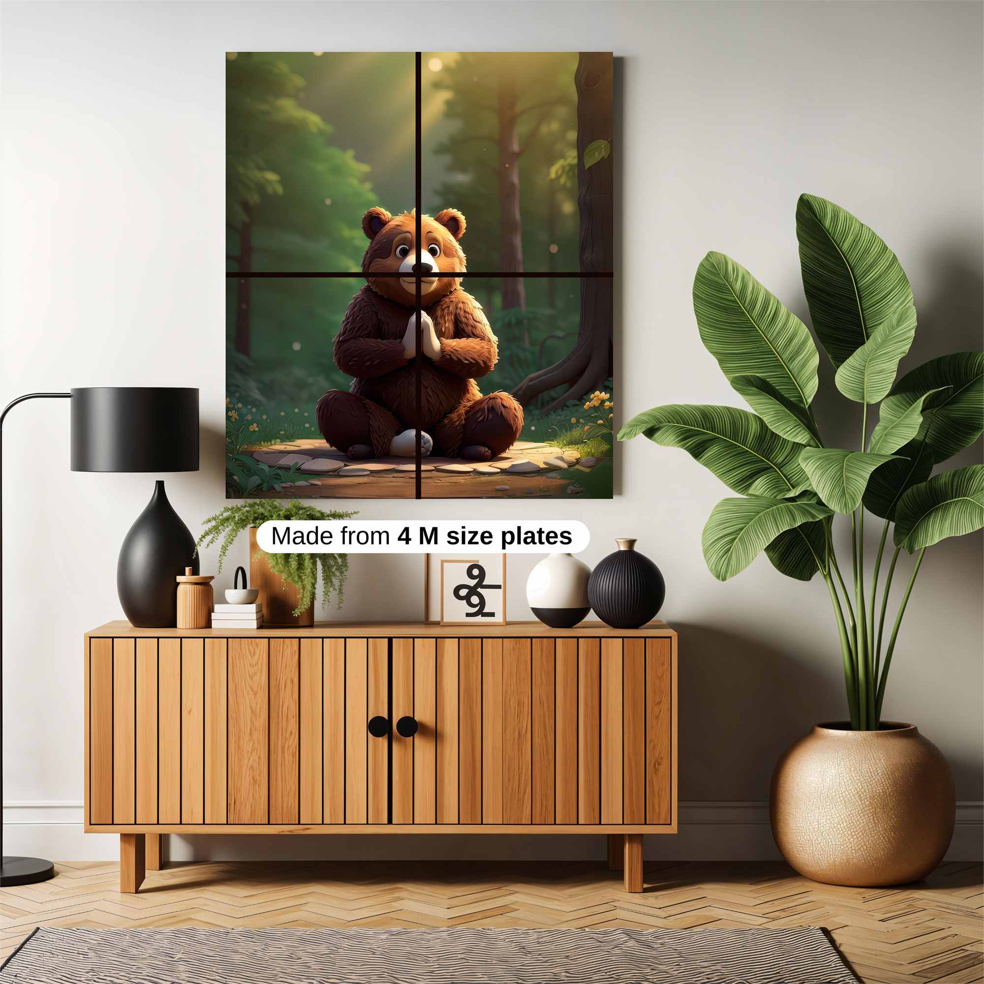 Bear Serenity Safe Wall Magnetic / M