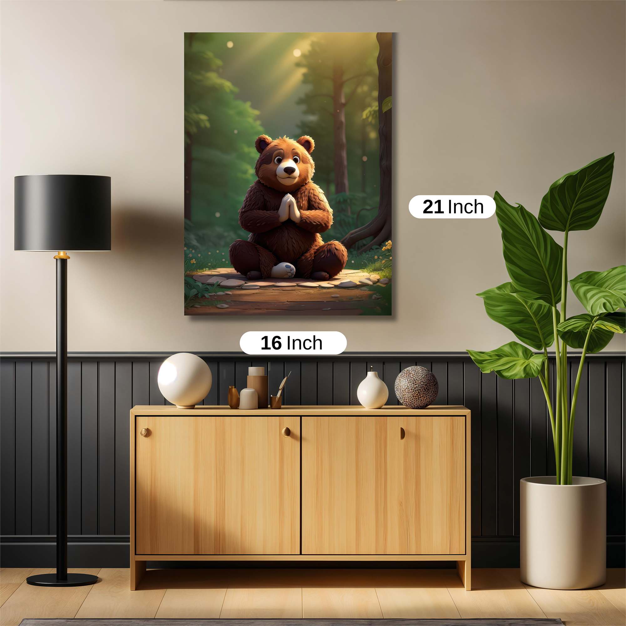 Bear Serenity Safe Wall Magnetic / M