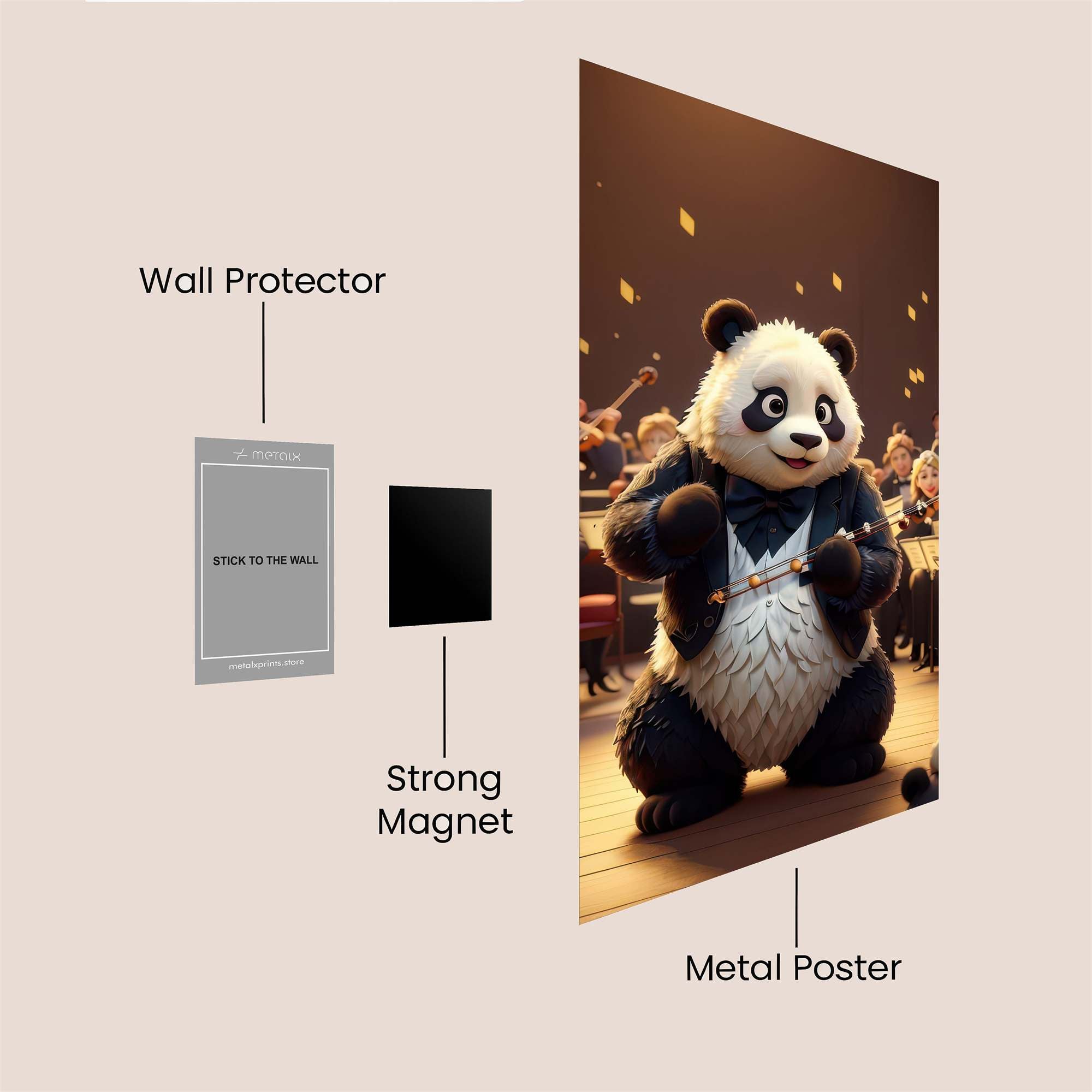 Panda Maestro Safe Wall Magnetic / M