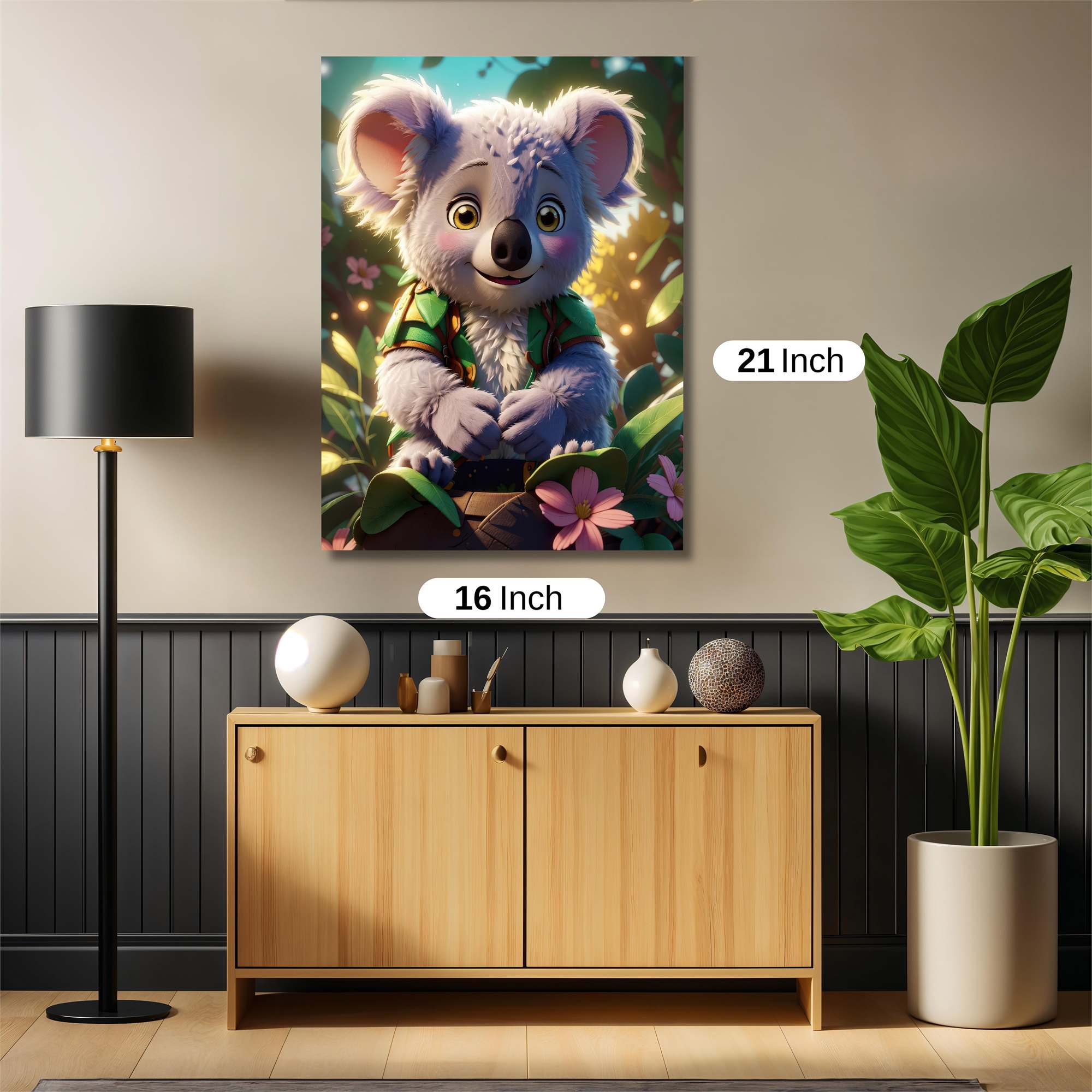 Bear Heroic Safe Wall Magnetic / M