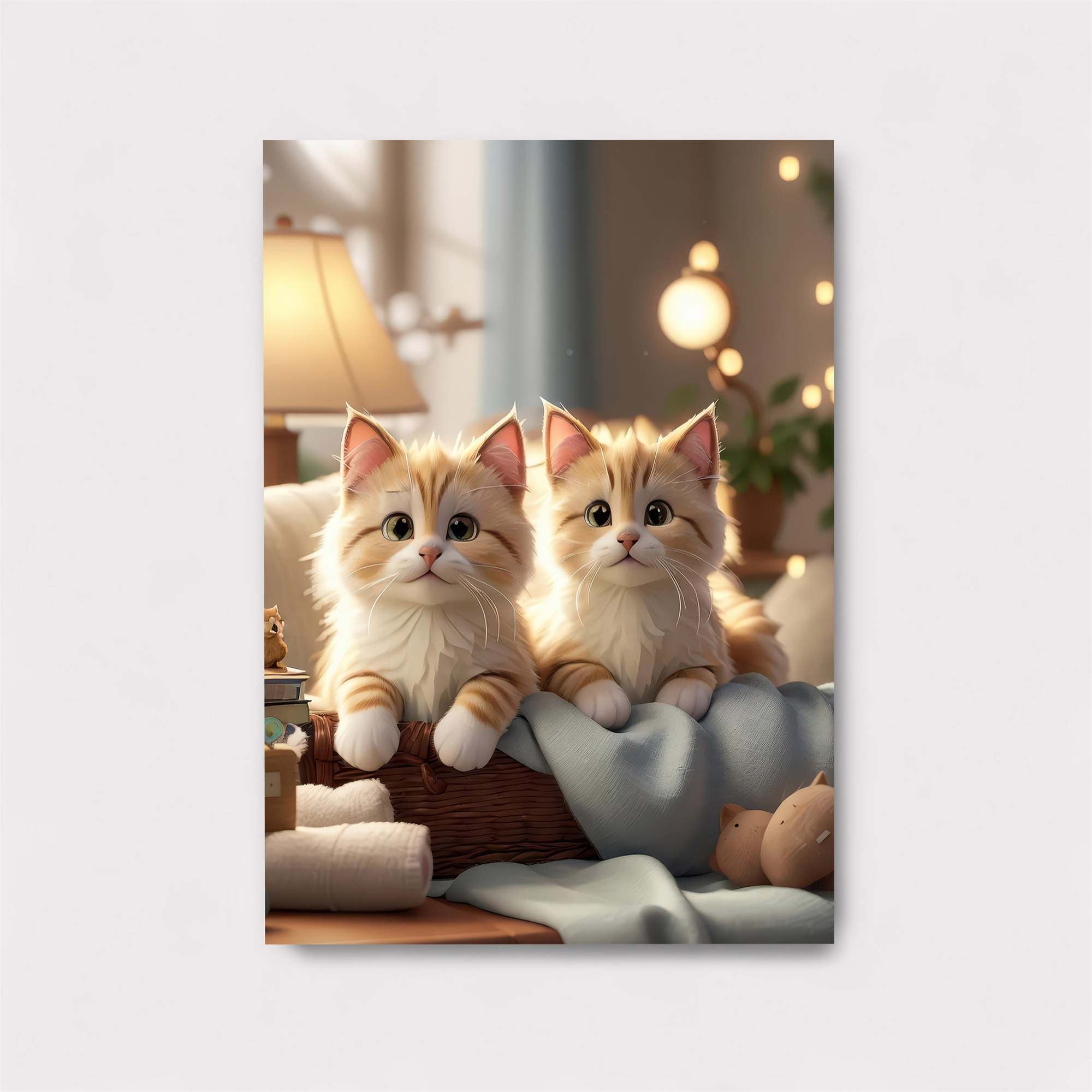 Kittens Cozy Safe Wall Magnetic / M