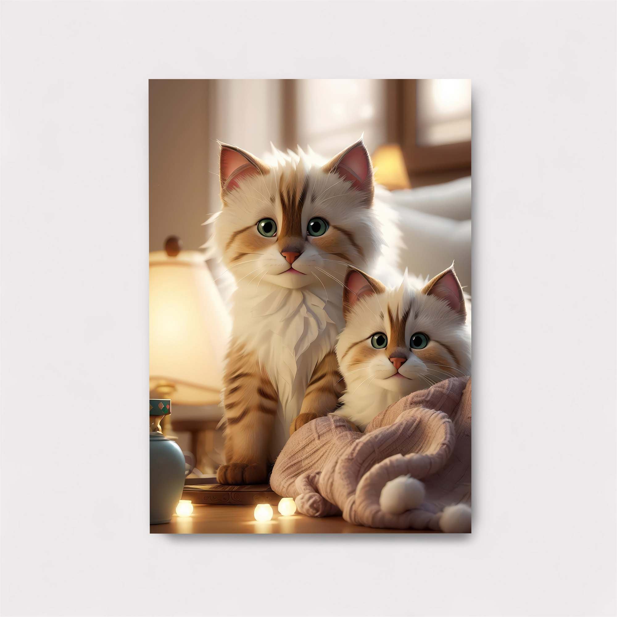 Kittens Cozy Safe Wall Magnetic / M